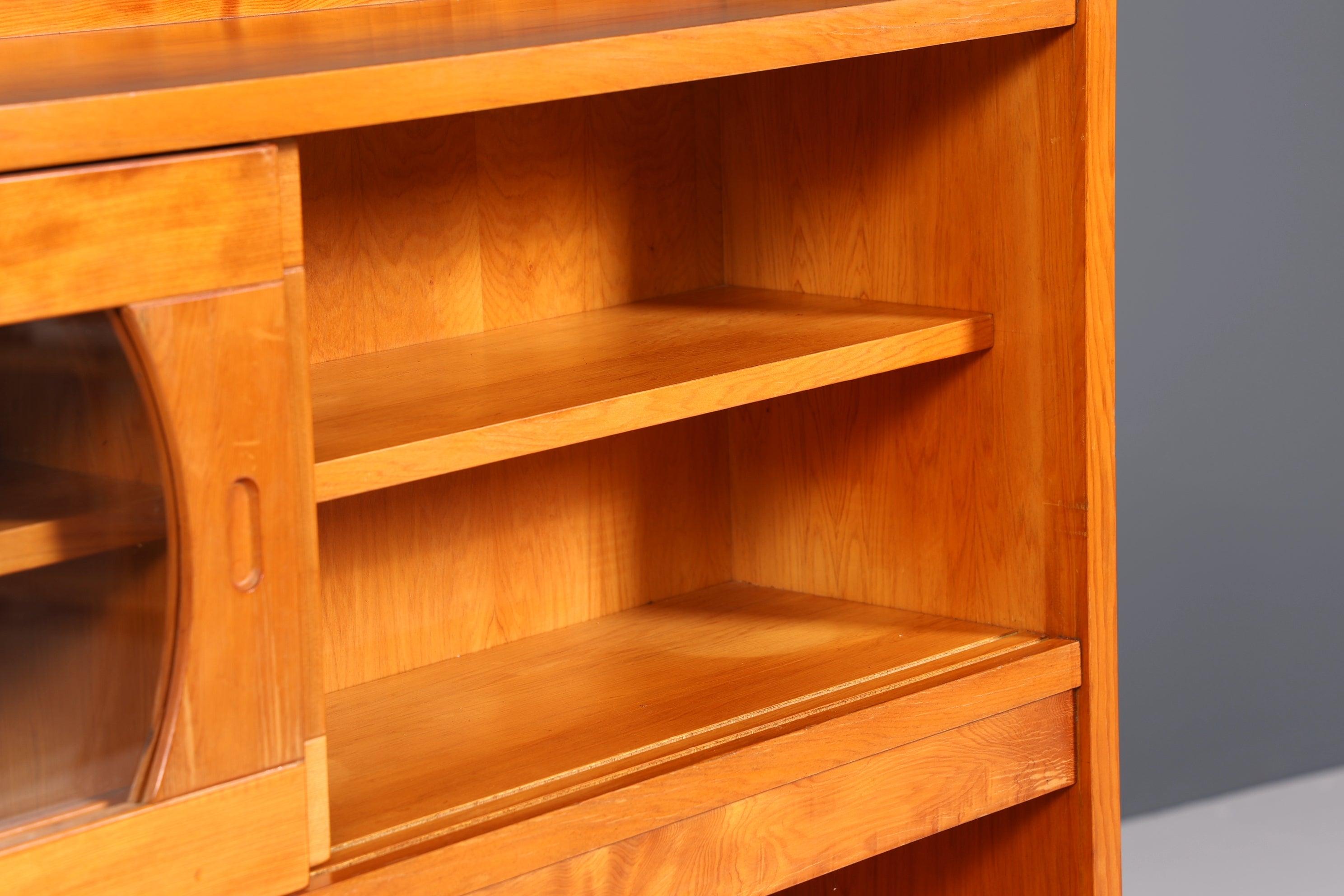 Wunderschönes Mid Century Schrank Vintage Highboard Küchenschrank Regal Retro Vitrine 60er Jahre Kommode