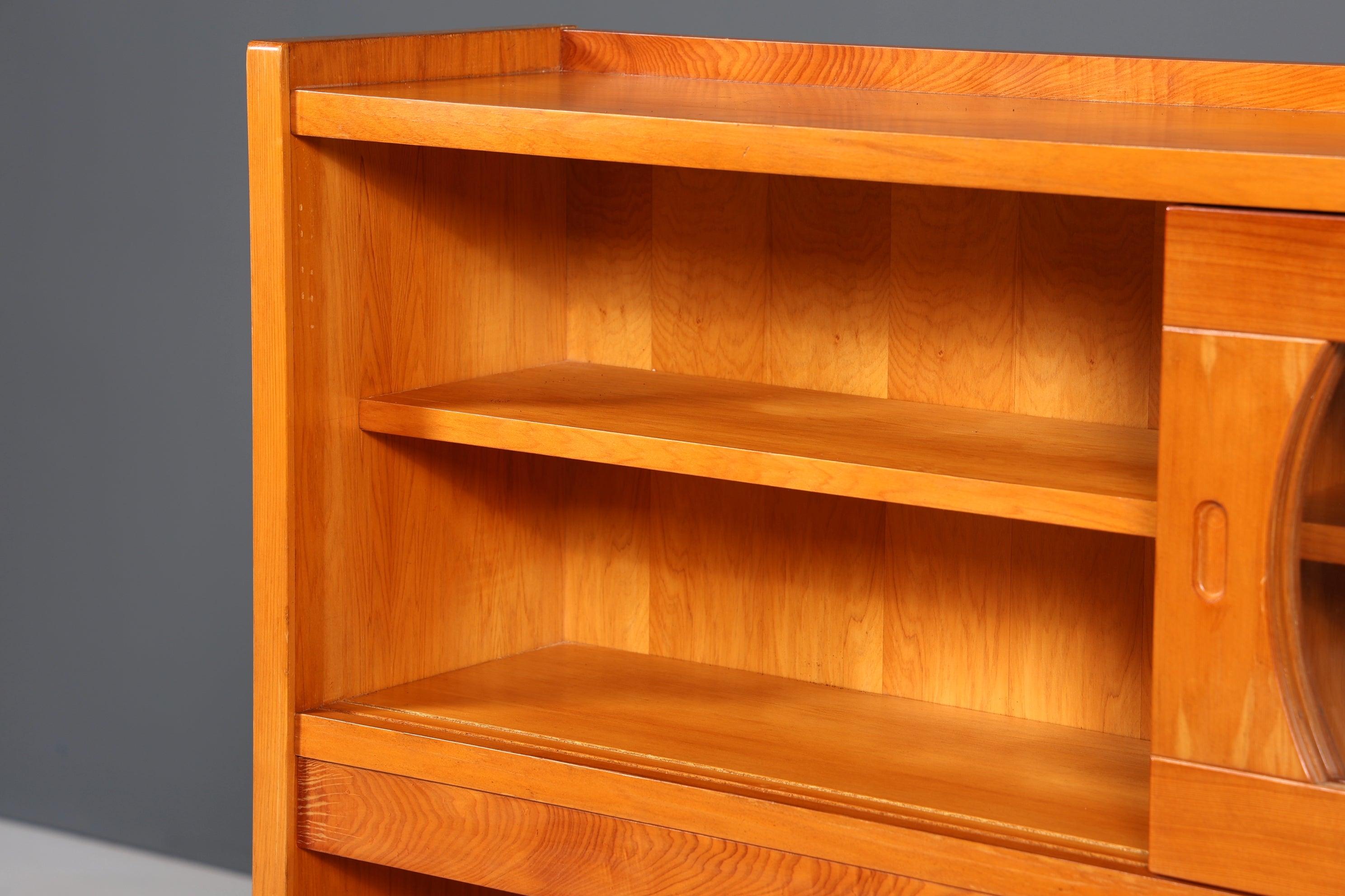 Wunderschönes Mid Century Schrank Vintage Highboard Küchenschrank Regal Retro Vitrine 60er Jahre Kommode