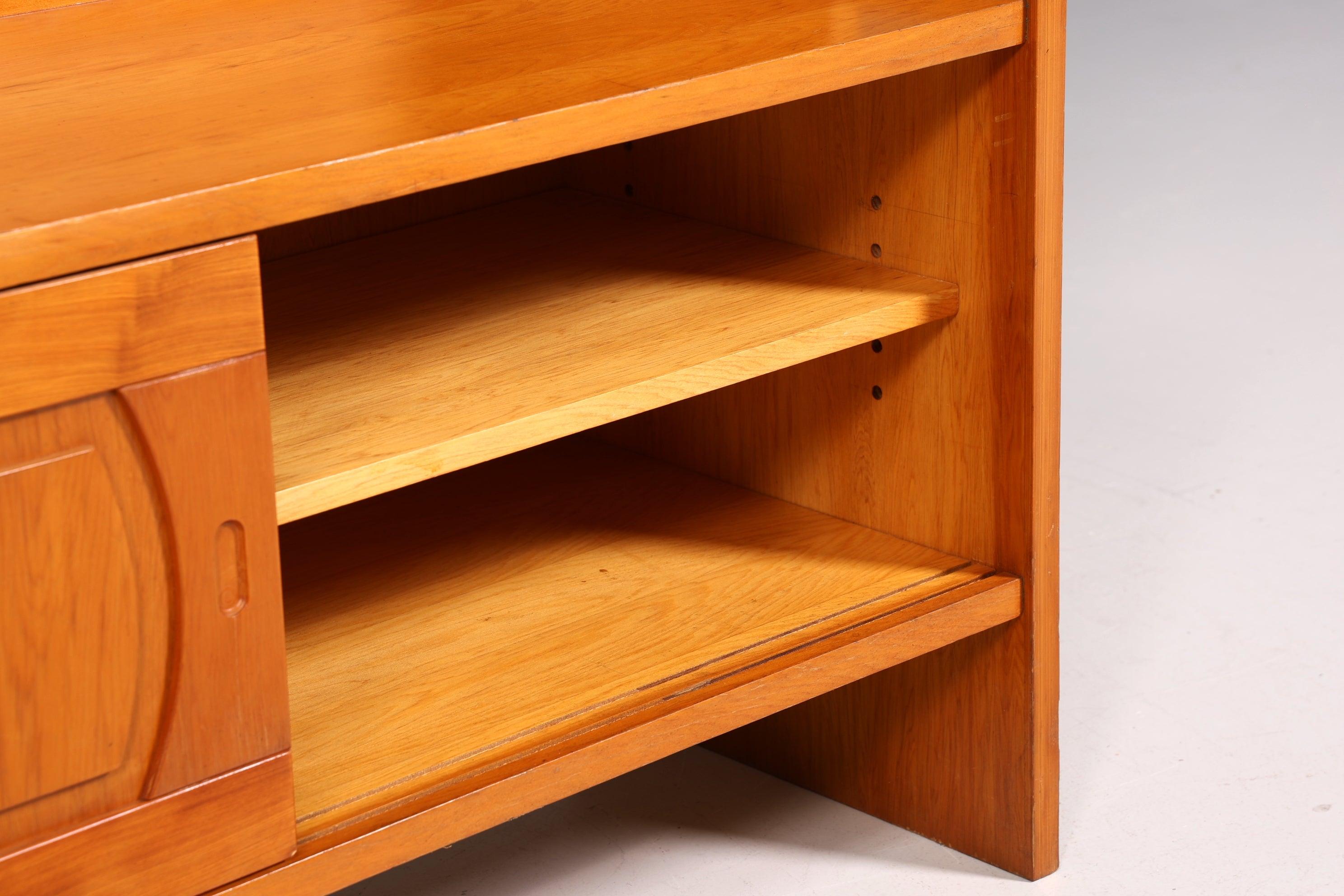 Wunderschönes Mid Century Schrank Vintage Highboard Küchenschrank Regal Retro Vitrine 60er Jahre Kommode