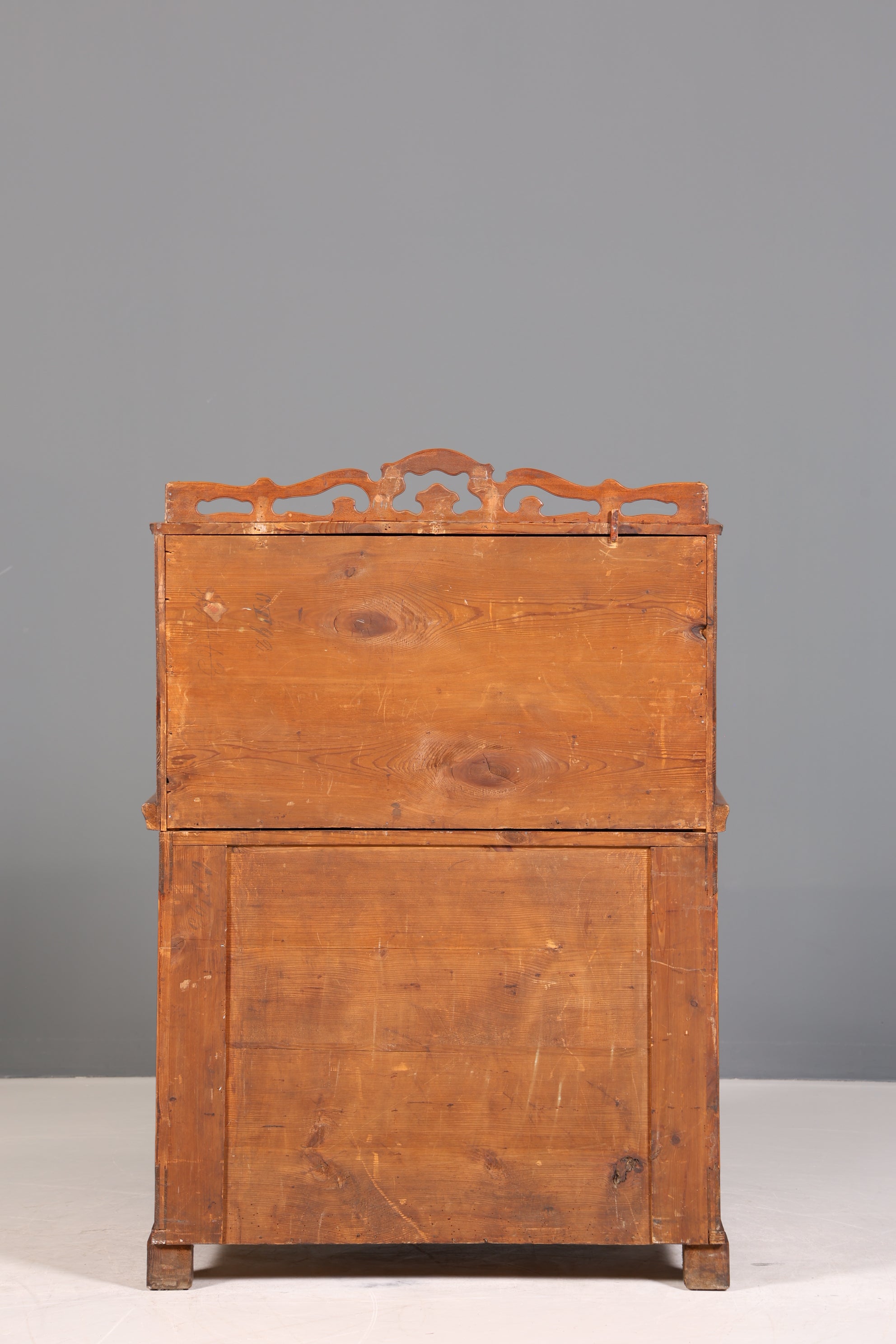 Beeindruckender Louis Philippe Sekretär Antik Rollladen Sekretär Schreibtisch Nussbaum Aufsatzsekretär