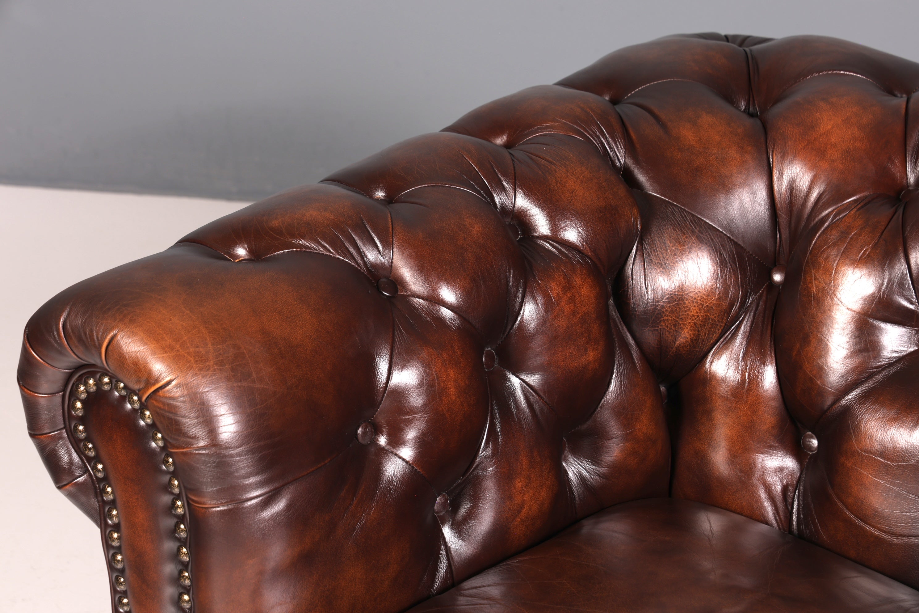 Stilvoller Original Chesterfield Sessel Englischer Armlehnsessel Englisch Herrensessel