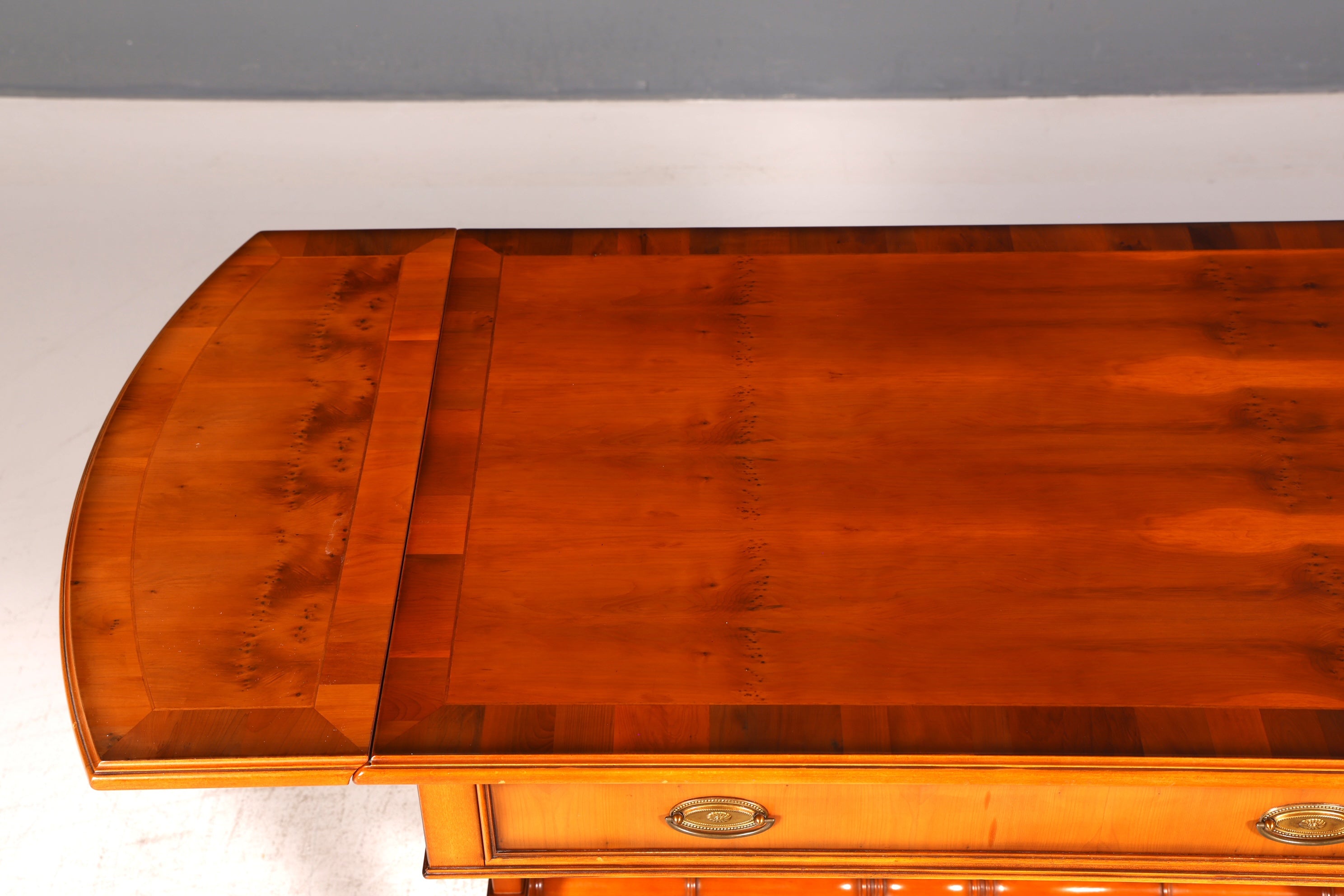 Wunderschöner Original Heldense Englischer Schreibtisch Konsole Konsolentisch Klappbar Bürotisch Antik Office Desk Holz 60s UK
