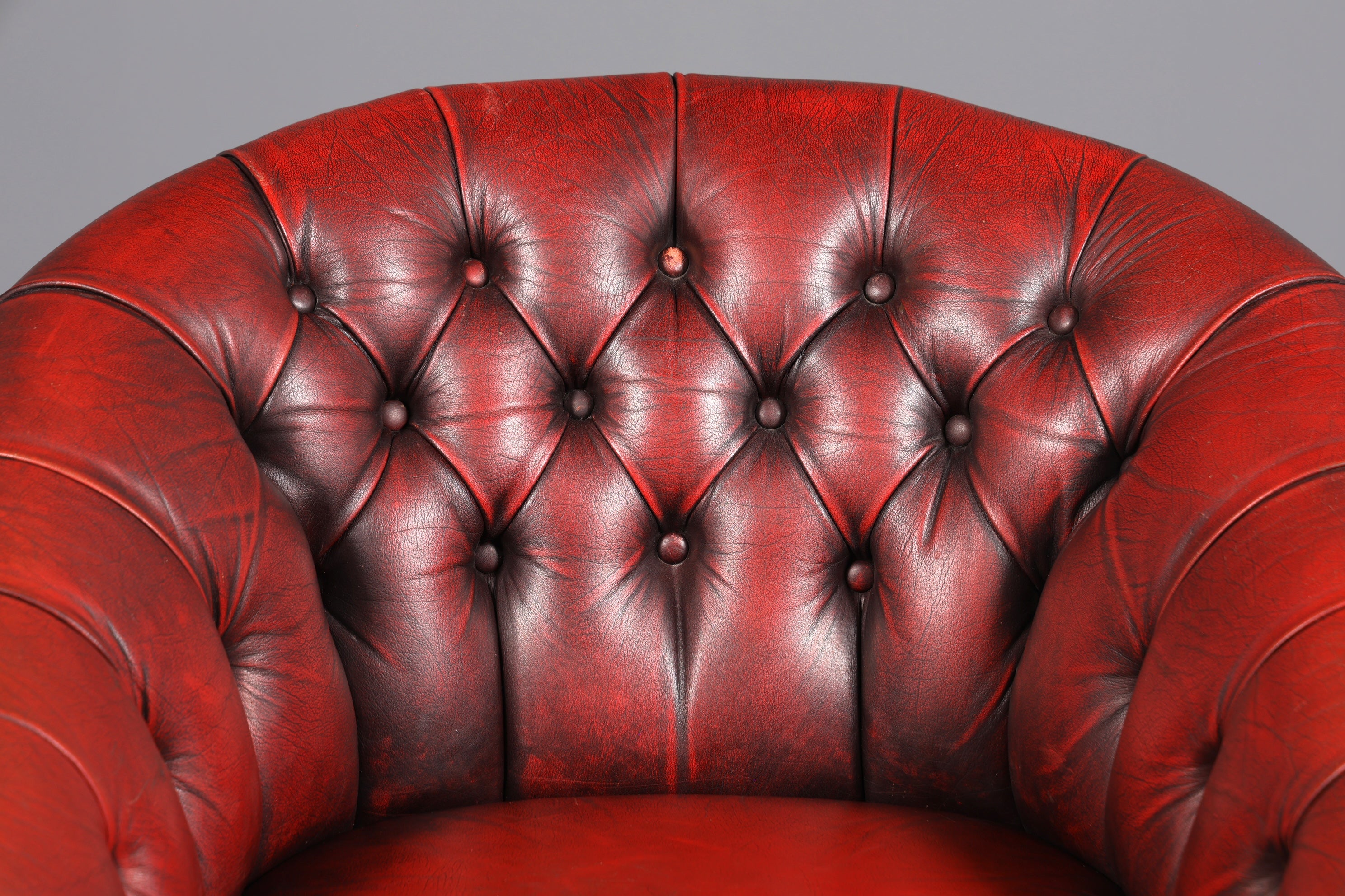 F845 Finish Stilvoller Original Chesterfield Sessel Englischer Armlehnsessel Englisch Herrensessel