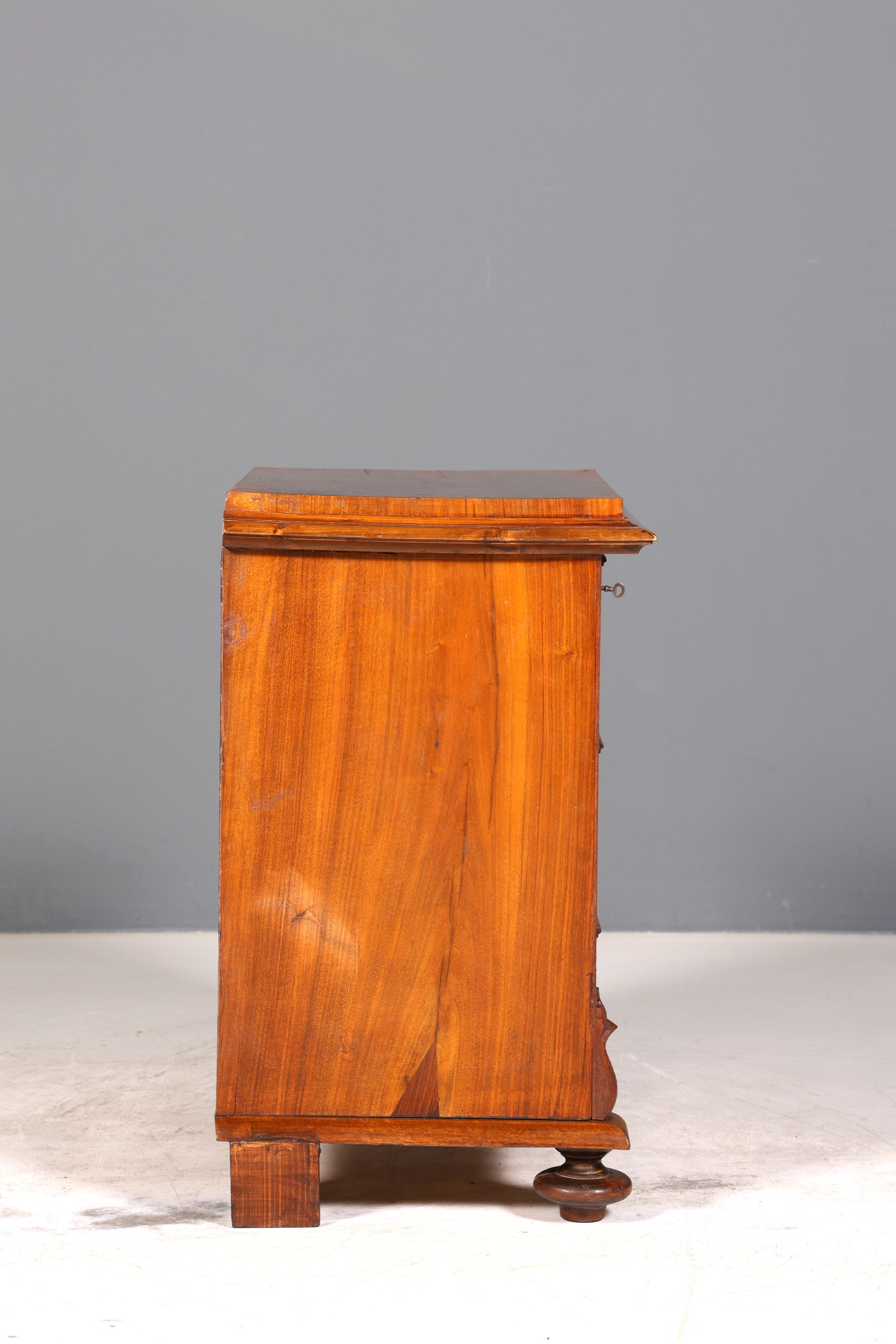 E914 Finish cm Wunderschöne Gründerzeit Kommode Louis Philippe Nussbaum Schubladen Kommode Sideboard um 1880