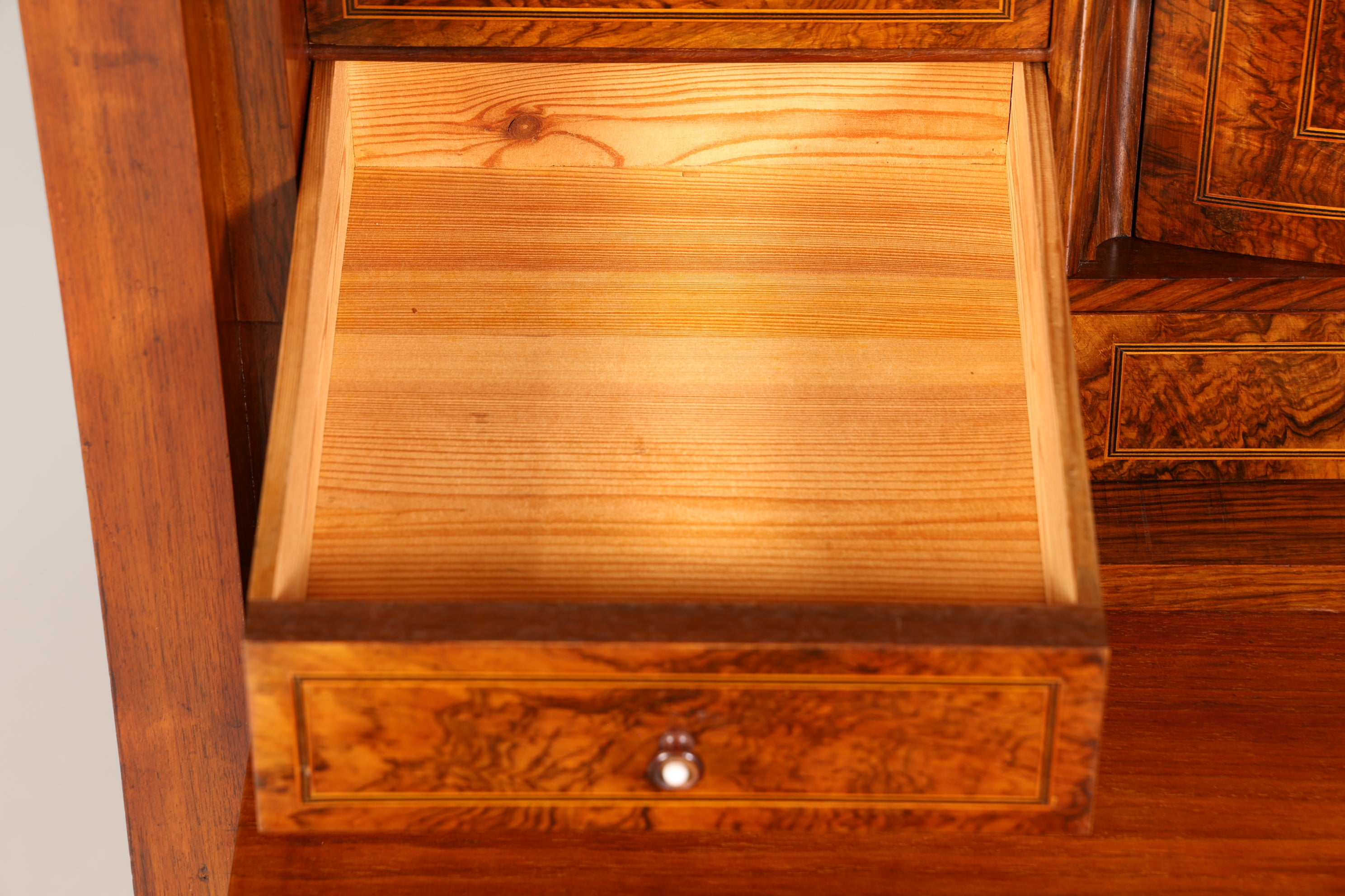 Wunderschöner Louis Philippe Sekretär um 1880 Gründerzeit Vertiko Antik Schrank Chiffoniere