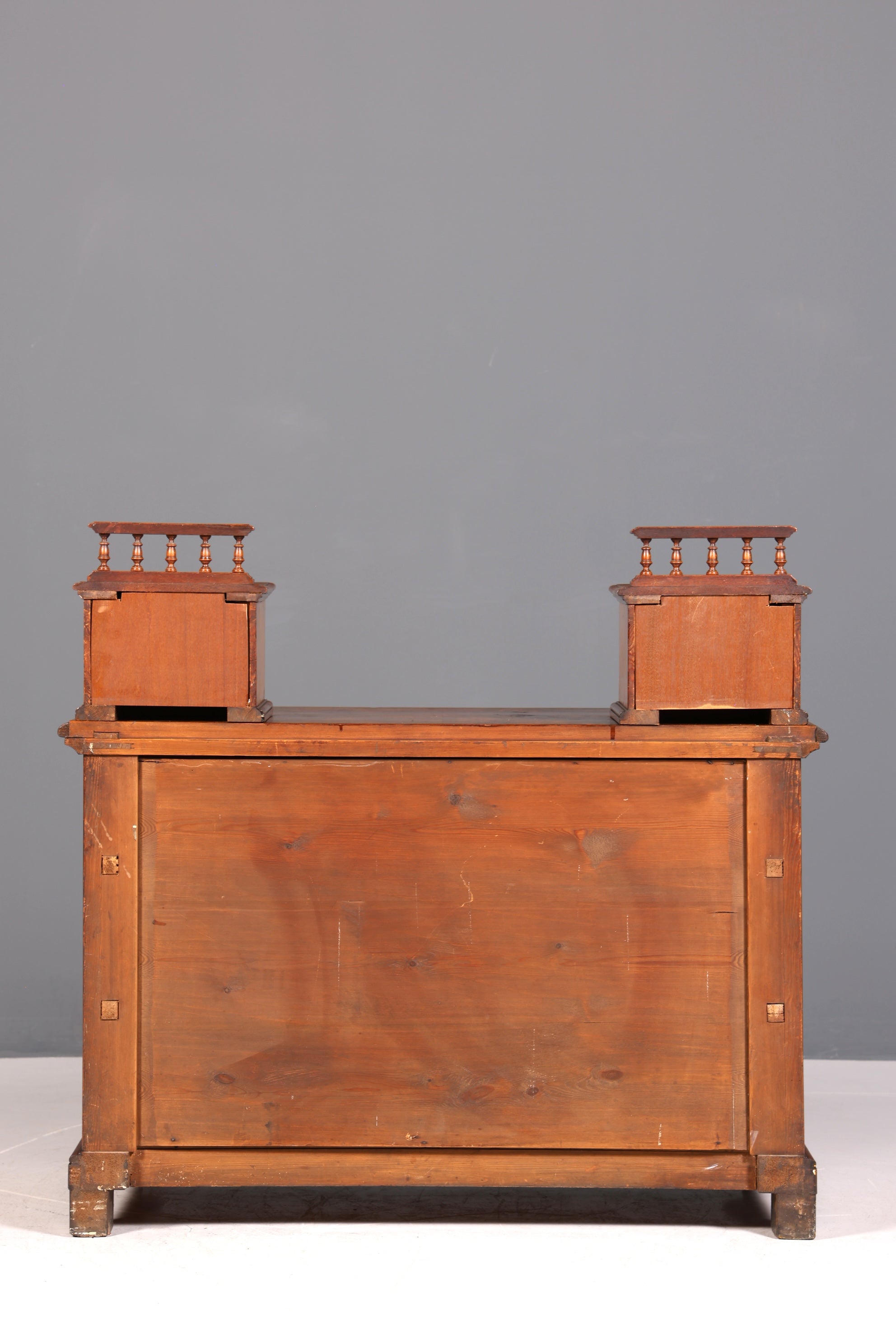 Edle Gründerzeit Kommode Louis Philippe Nussbaum Schubladen Kommode Sideboard um 1880
