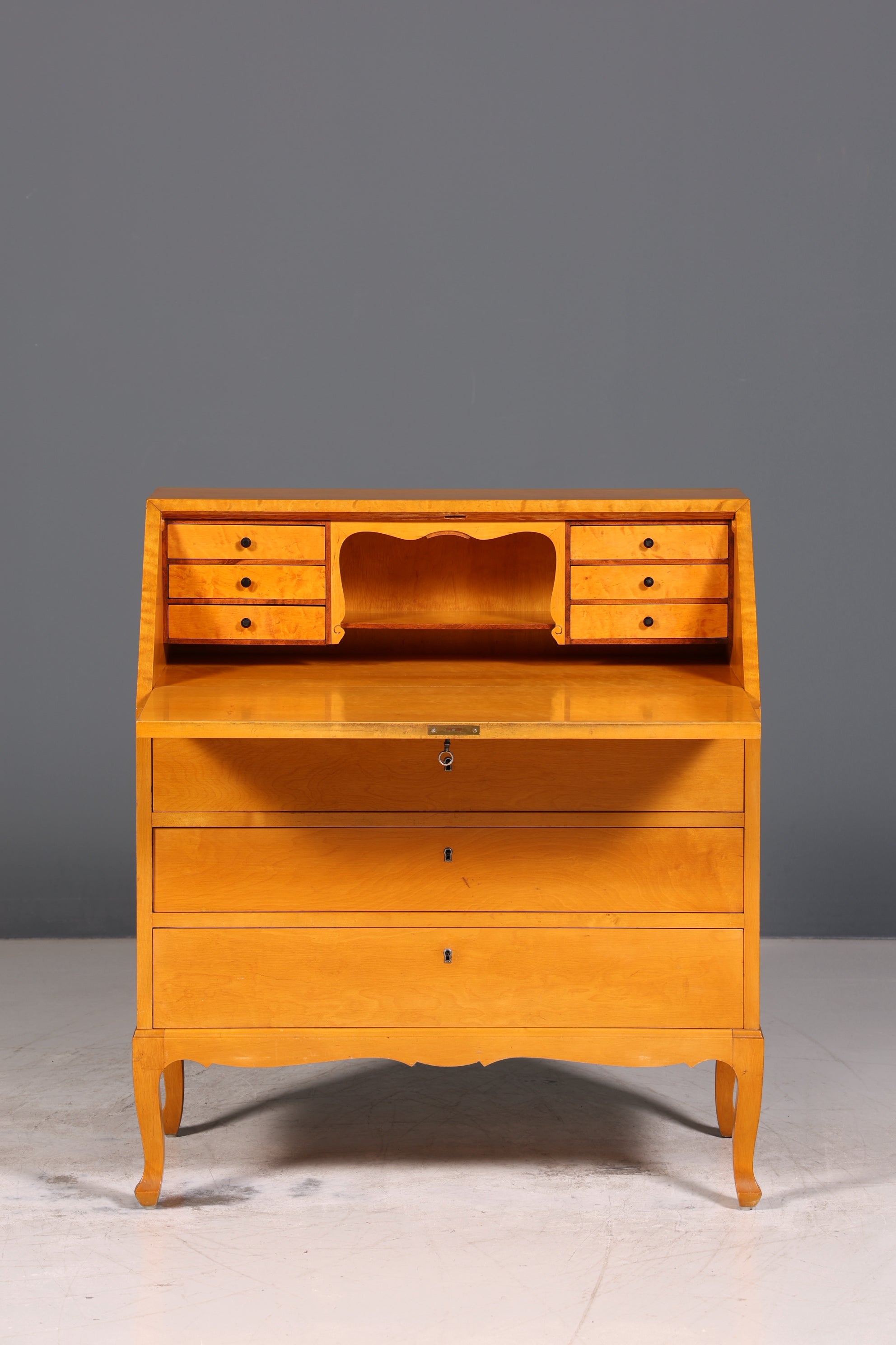 Wunderschöner Sekretär um 1930 Büro Kommode echt Holz Sekretär Schreibtisch Kommode Secretary