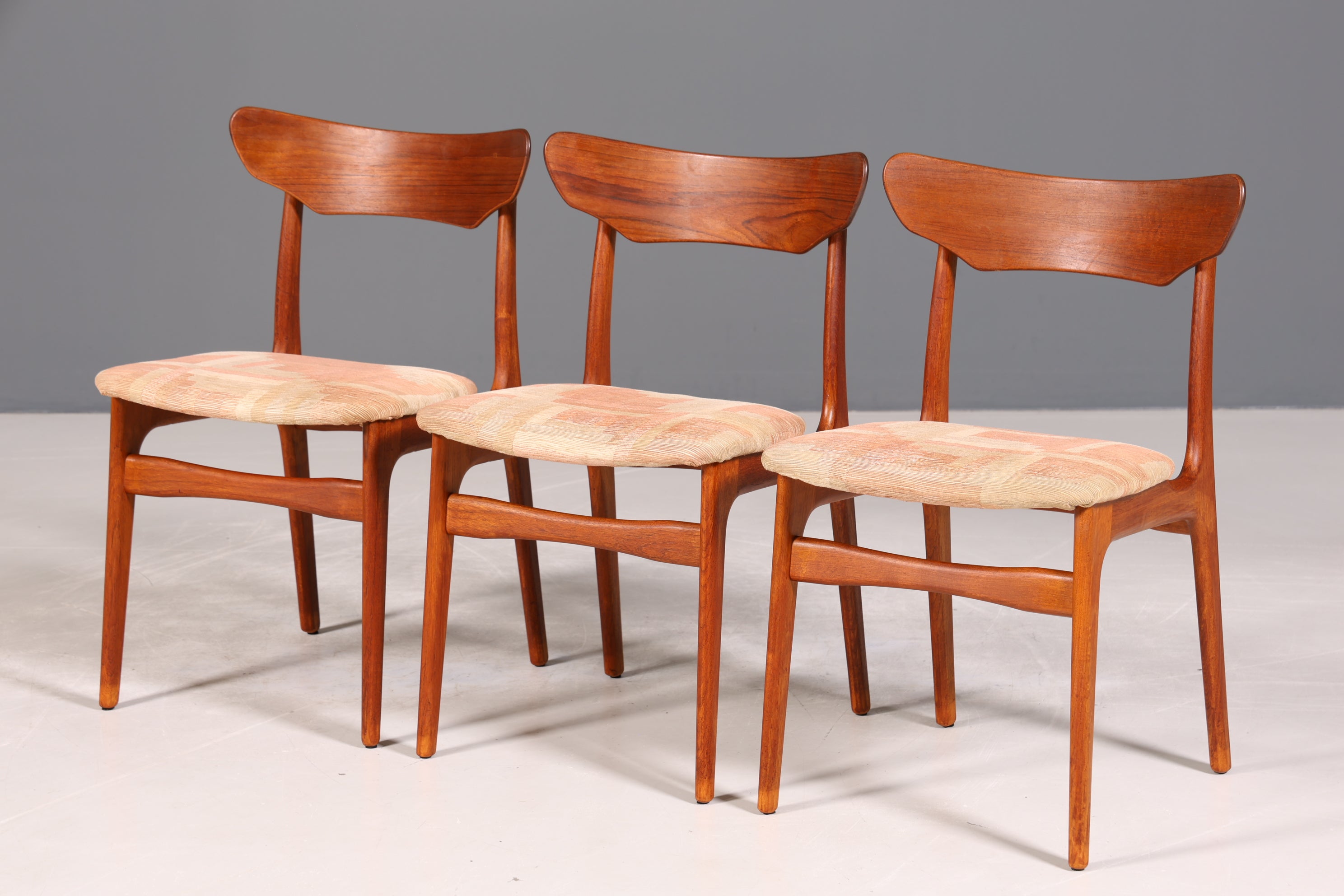 Stilvoller Original "Schiønning & Elgaard" Stuhl Mid Century Danish Teak Holz Esszimmer Stuhl Sekretär Stuhl 3 von 3