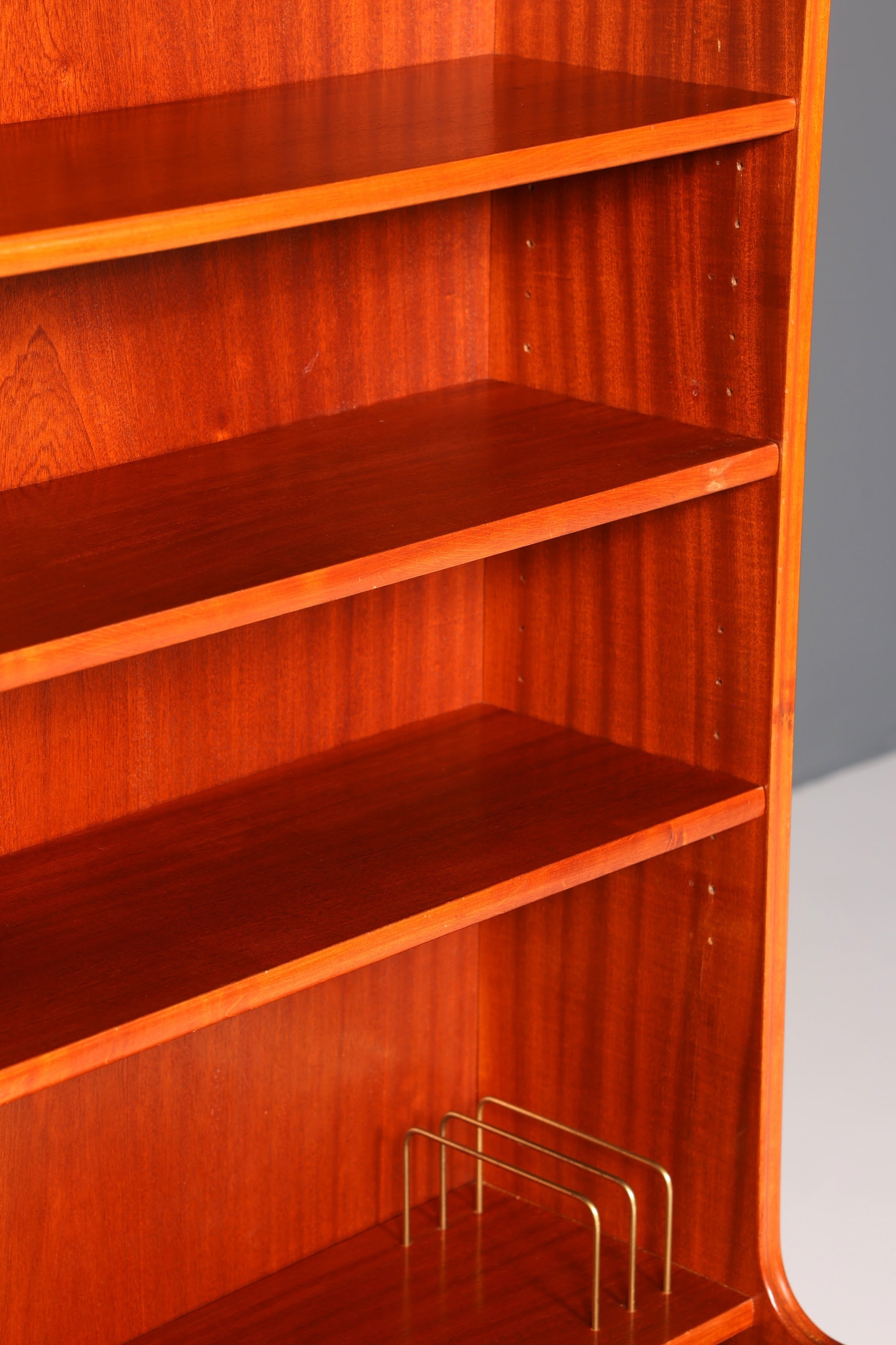 Wunderschöner Mid Century Schrank Bücherregal Vintage Sekretär Highboard Holz Regal