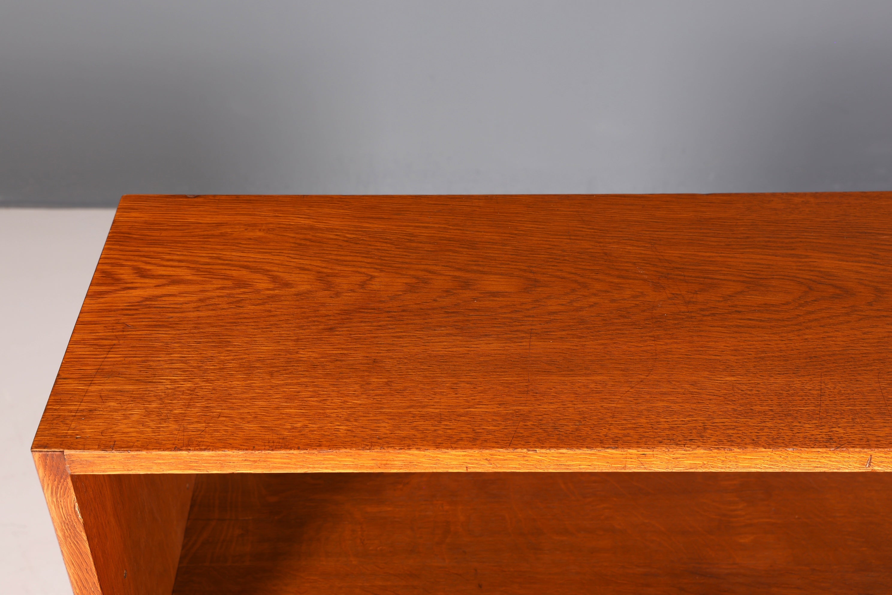 F993 Finish cm Schlichtes Mid Century Regal Vintage Bücherregal Schrank Buchablage 60s Bookshelf