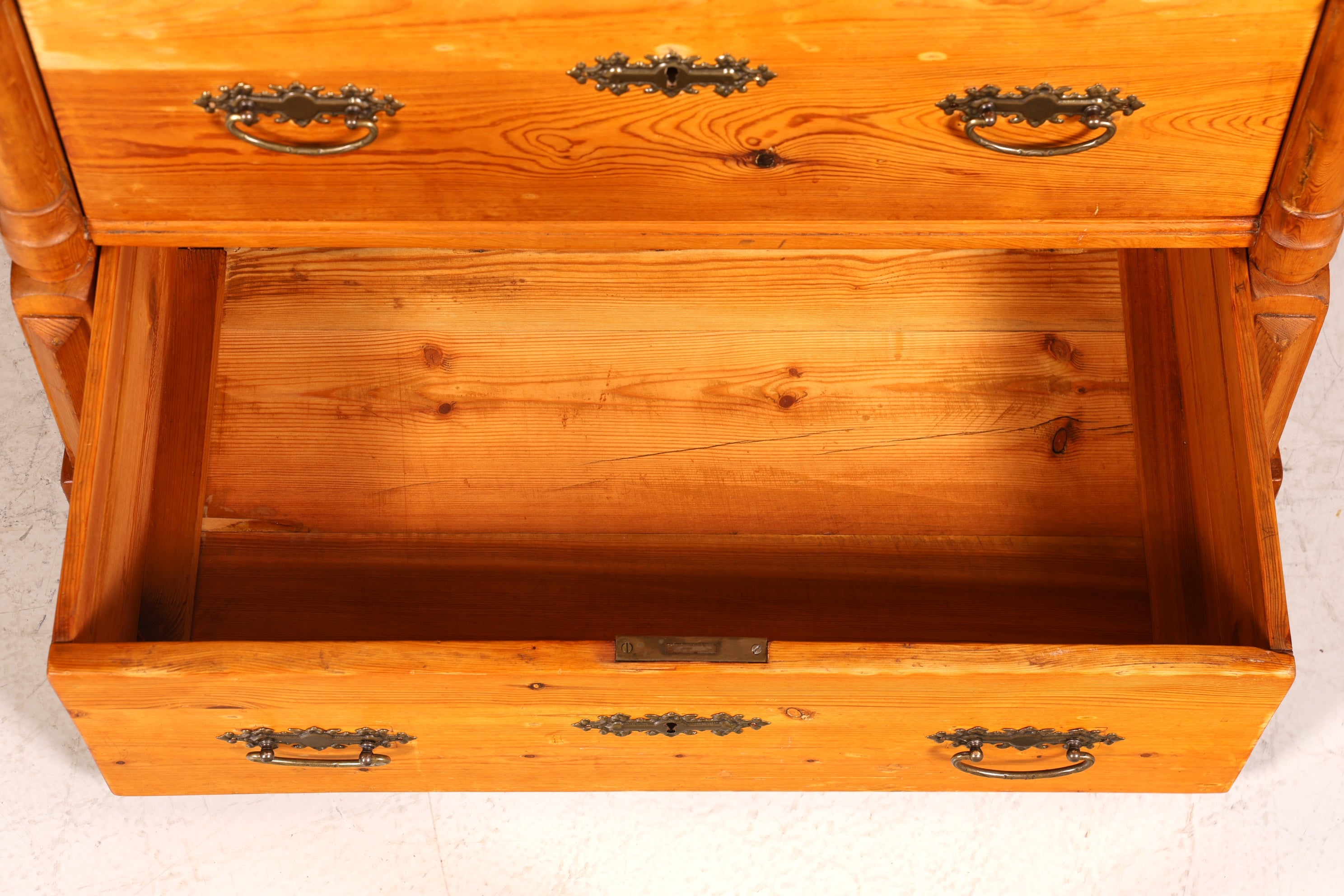 Wunderschöne Gründerzeit Kommode Louis Philippe Vertiko Weichholz Kommode um 1880 Landhaus Stil Kommode