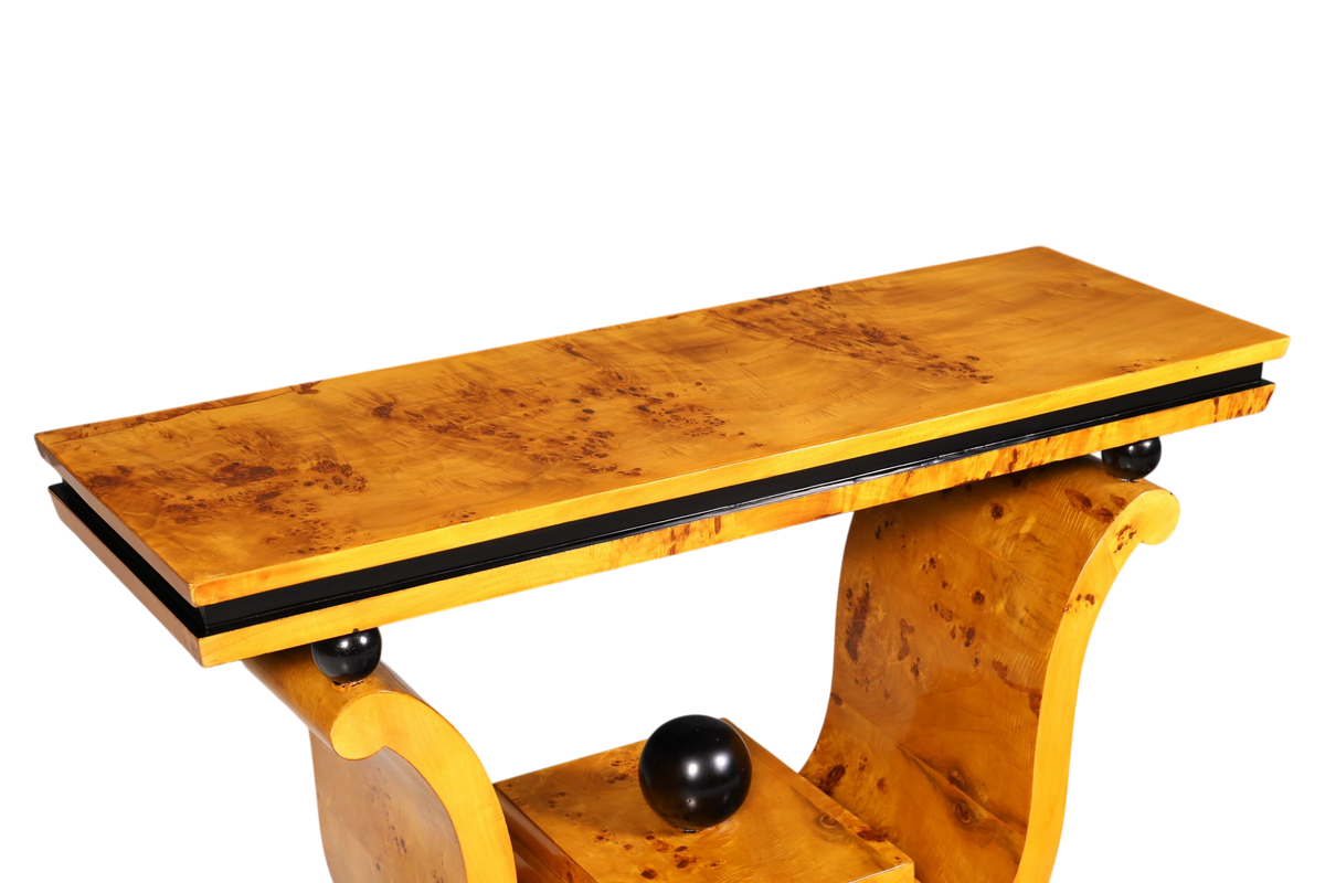 Wunderschöne Art Deco Design Wandkonsole Birke Flurablage Tisch Ablagetisch Konsole