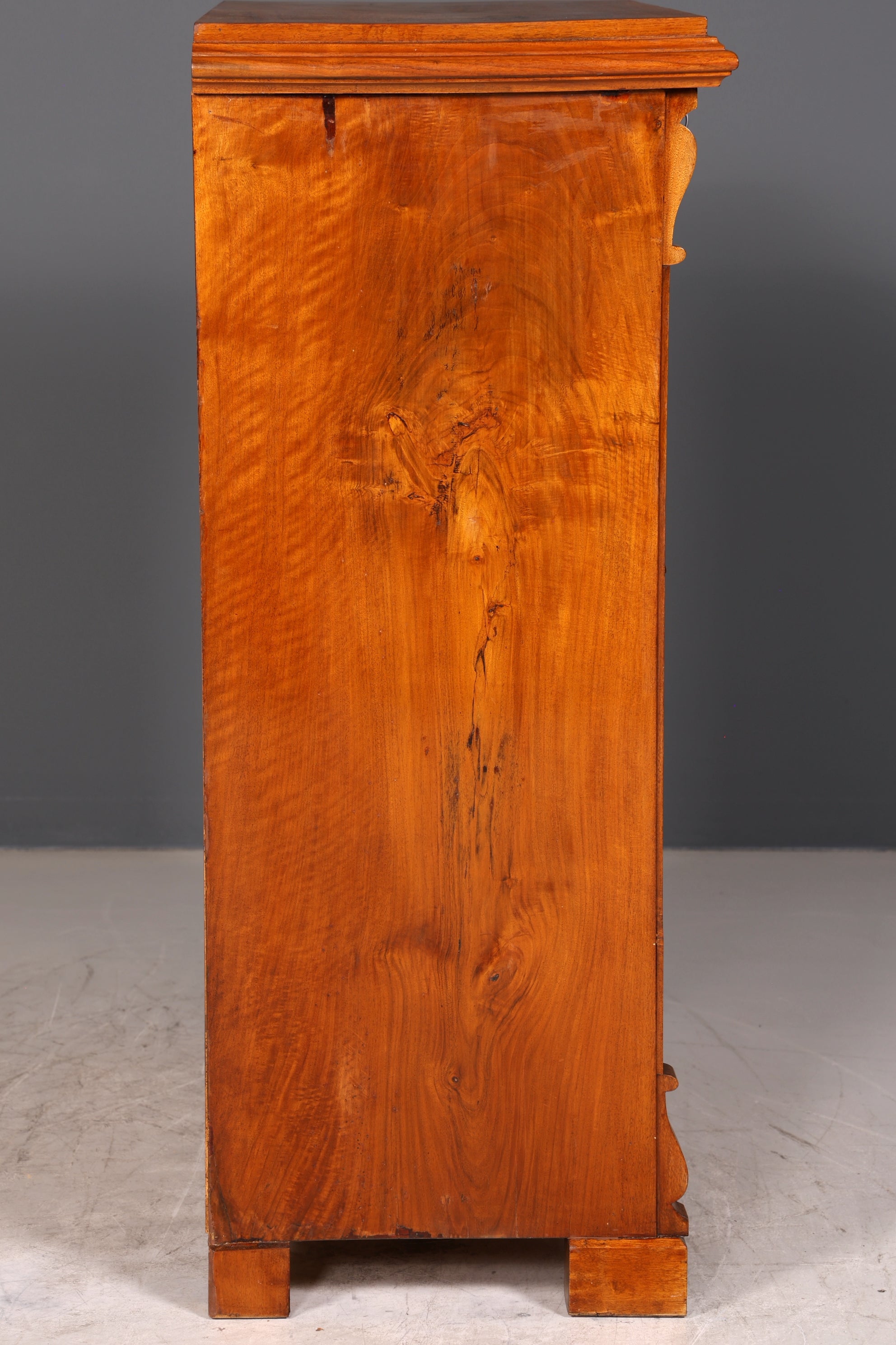 Stilvoller Biedermeier Sekretär Vertiko Louis Philippe Kommode Schubladenkommode