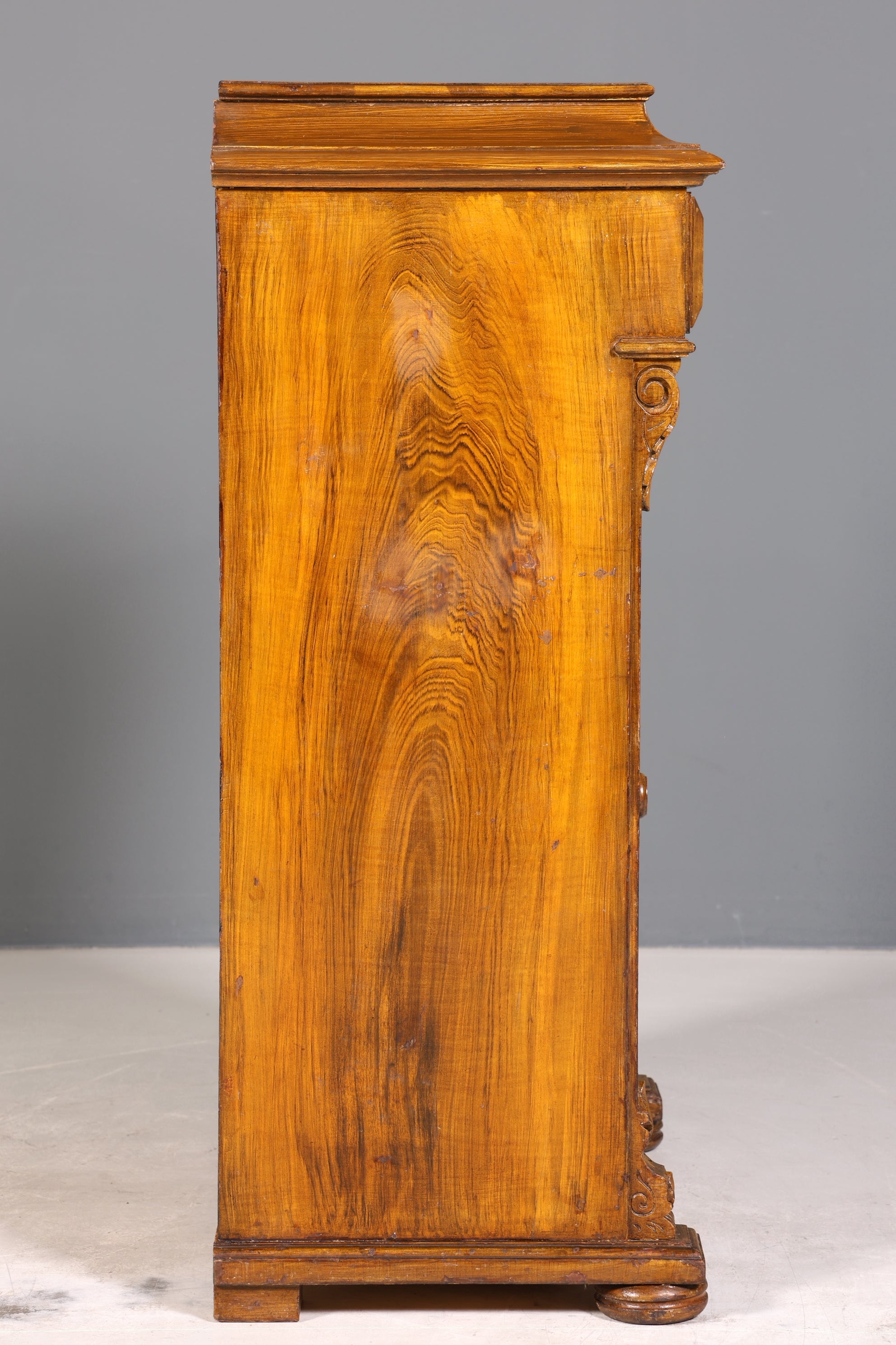 Traumhaftes Gründerzeit Vertiko Jugendstil Schrank Antik Highboard Kommode Schubladenkommode