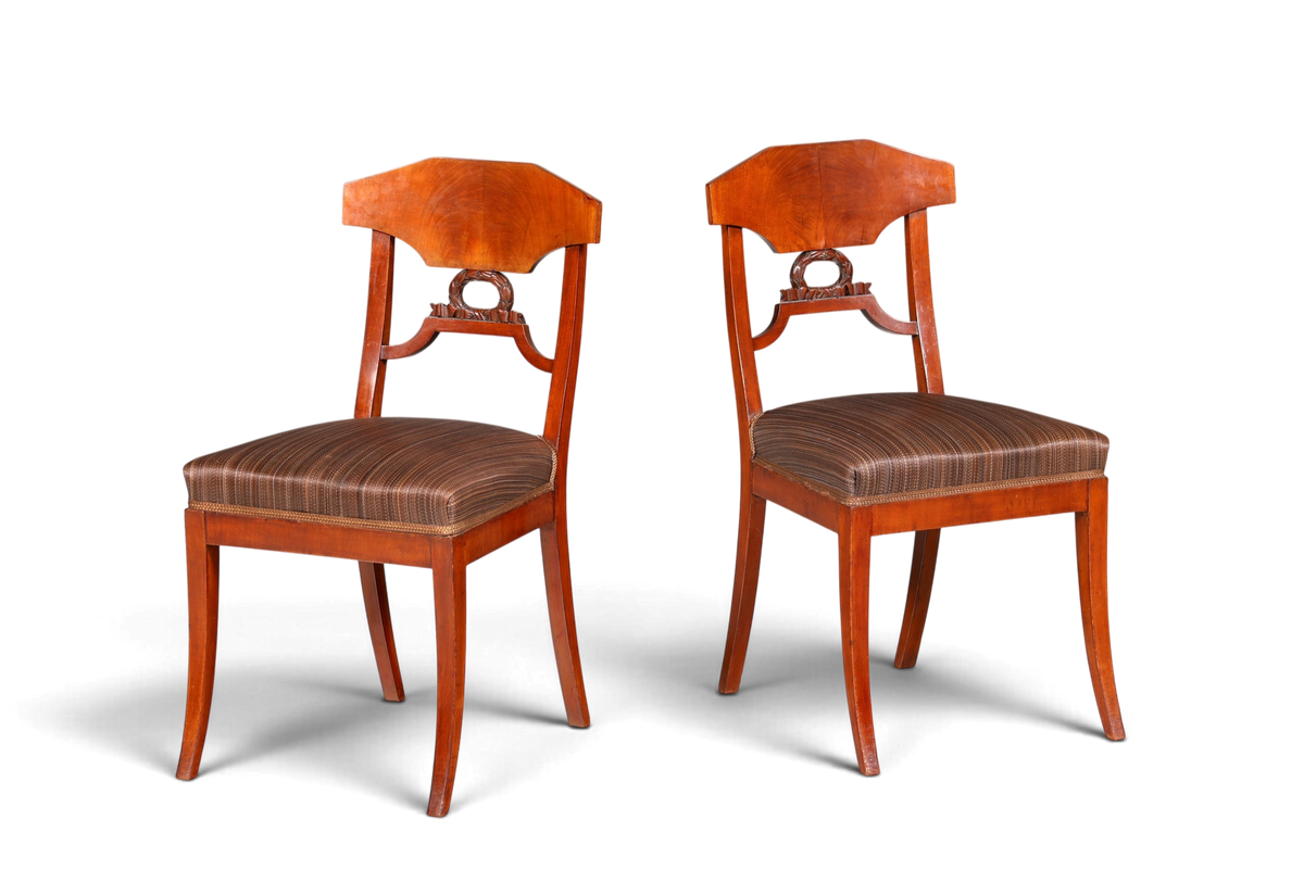 Traumhafter Biedermeier Stuhl Antik Küchenstuhl echt Holz Sekretär Stuhl Esszimmer Stuhl 2 von 2
