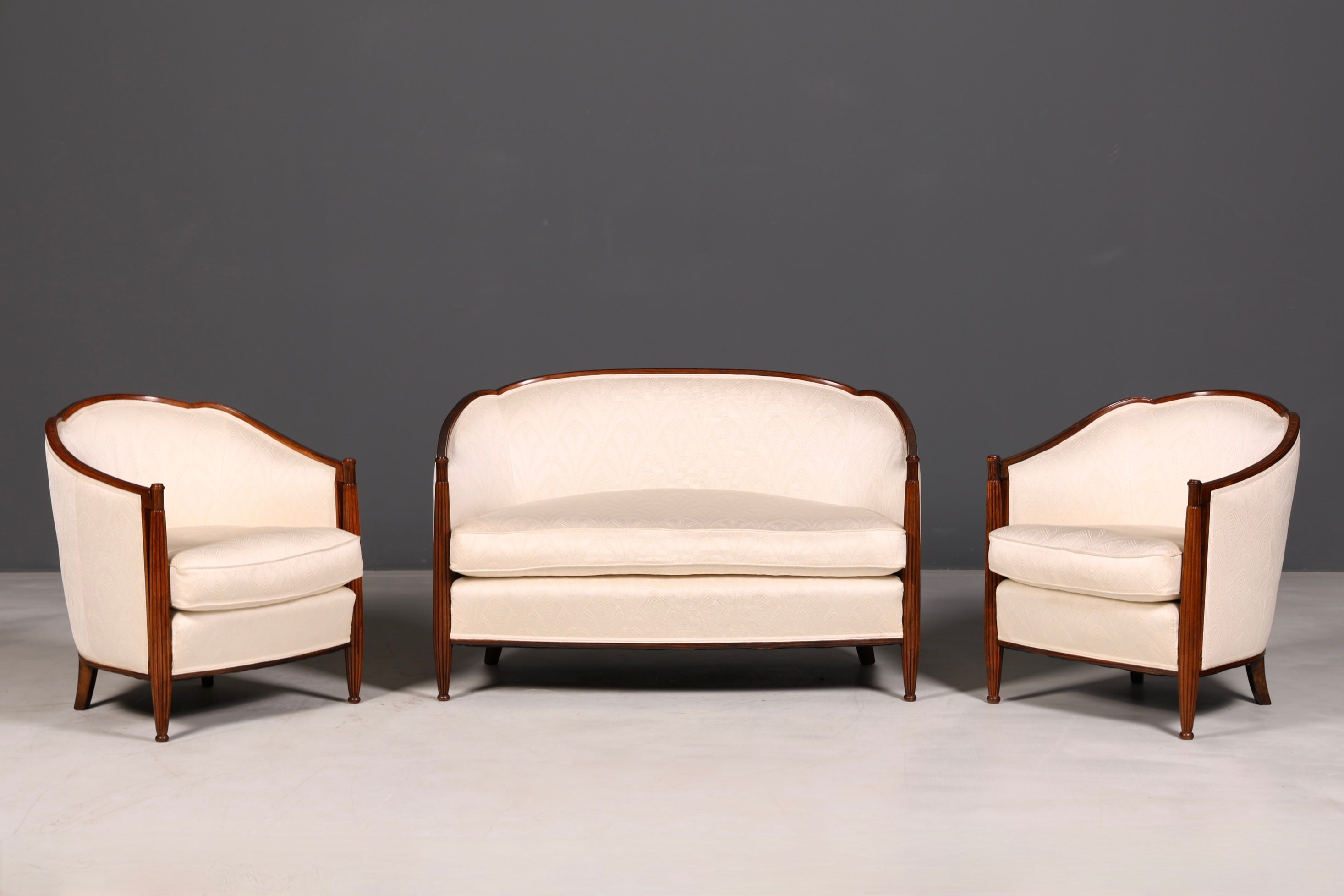 Elegant Art Deco armchair club chair lounge chair occasional chair vintage upholstered armchair 1 of 2
