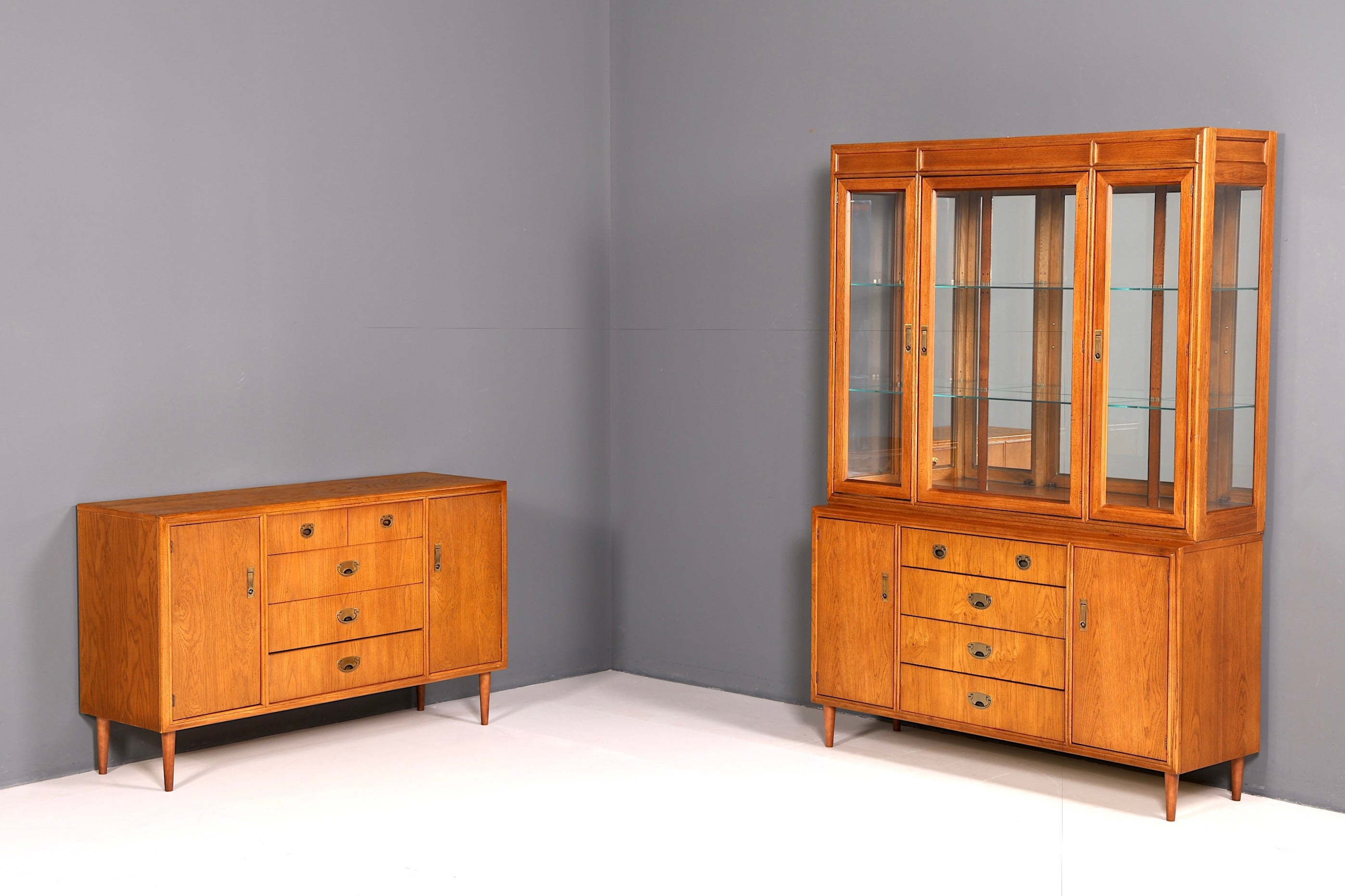 Stilvolles Drexel Heritage Sideboard USA Antik Stil Kommode Art Deco Schubladenkommode Massiv Echt Holz Vintage Wäschekommode