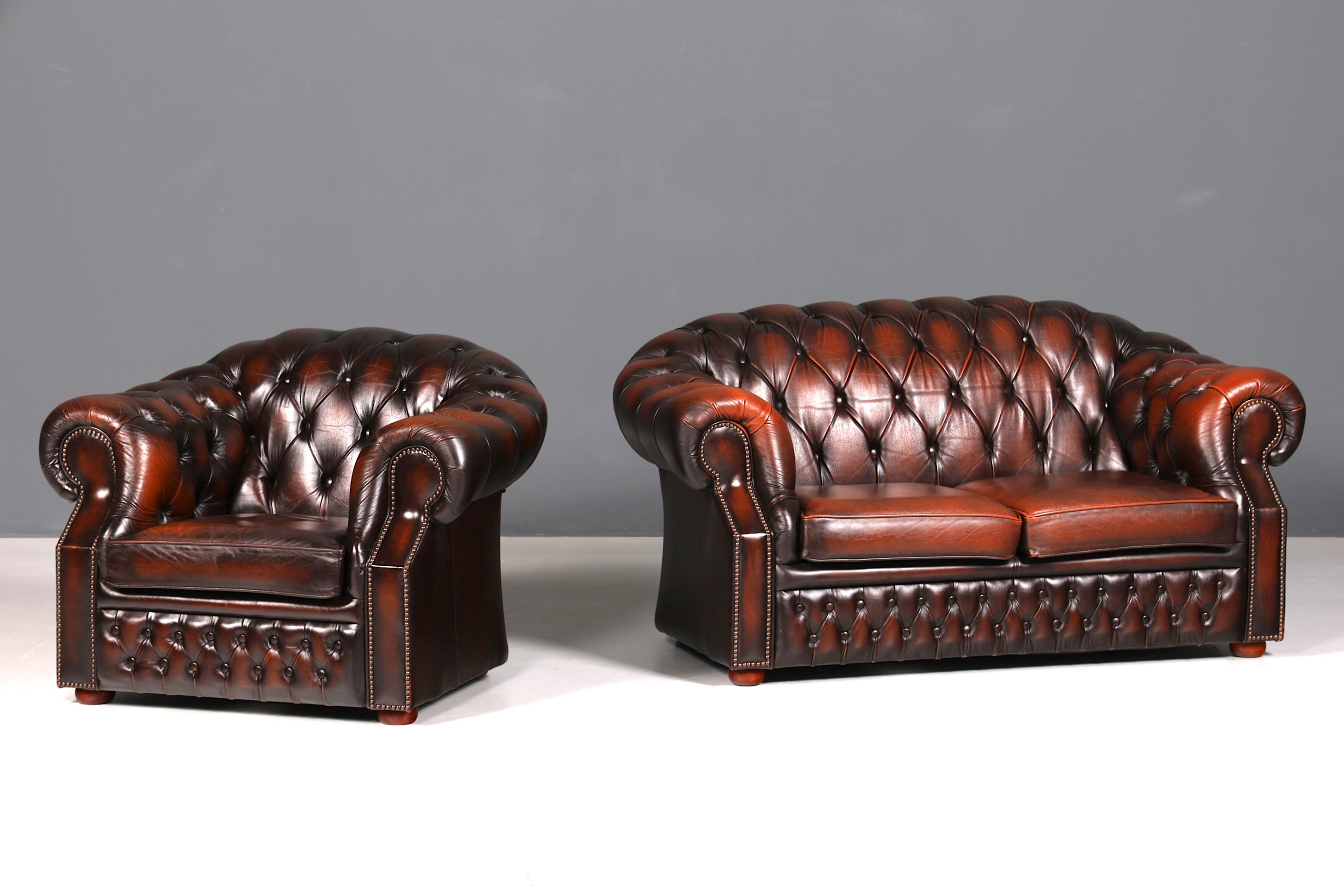 Beautiful original Chesterfield Centurion armchair English armchair English men&