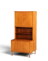 Schlichter Mid Century Schrank Danish Design Regal Retro Nussbaum 60s Bücherregal Buchablage