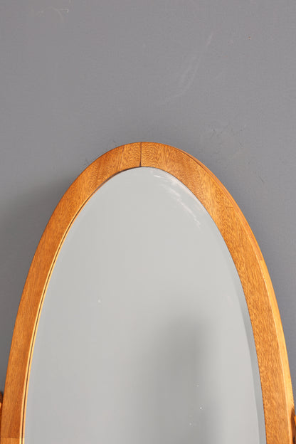 Stilvolle Gründerzeit Kommode Antik Louis Philippe Sideboard mit Spiegel Flurkommode