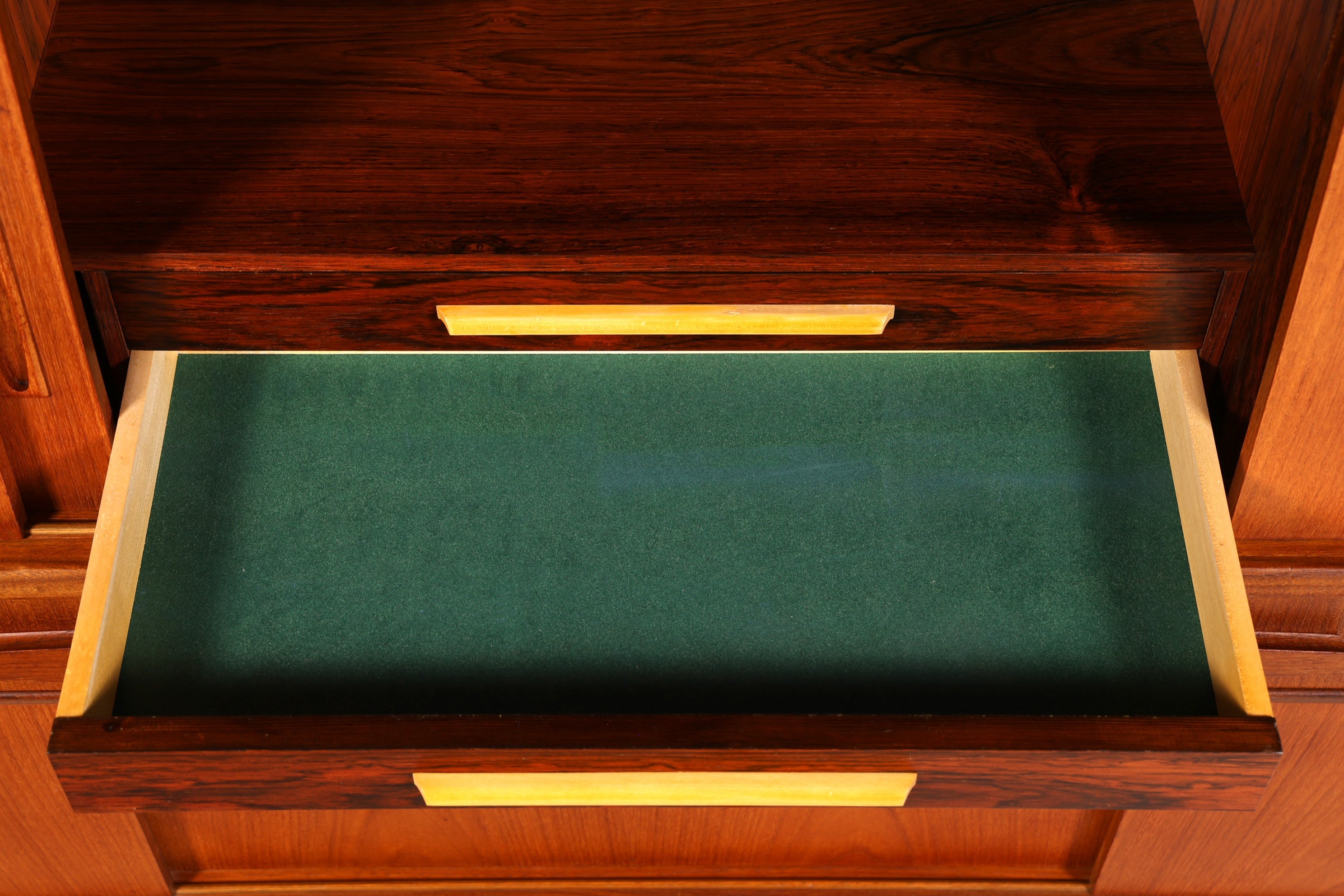 Wunderschönes Mid Century Highboard Teak Holz Original PAM Viby J. Schrank Büro Kommode Barschrank 60er Jahre