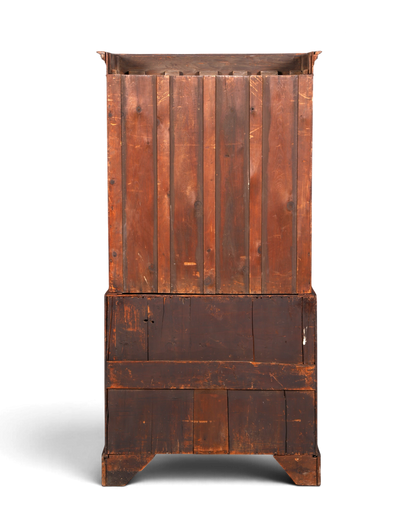 G785 Finish Wunderschöne Englische Vitrine Bibliothek Sekretär echt Holz Antik Schrank Regal (Kopie)