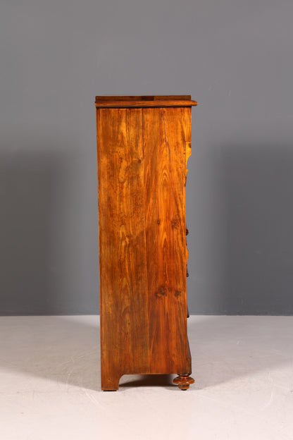 G442 Finish Wunderschöner Gründerzeit Sekretär Kommode Jugendstil Schubladenkommode Antik Vertiko (Kopie)