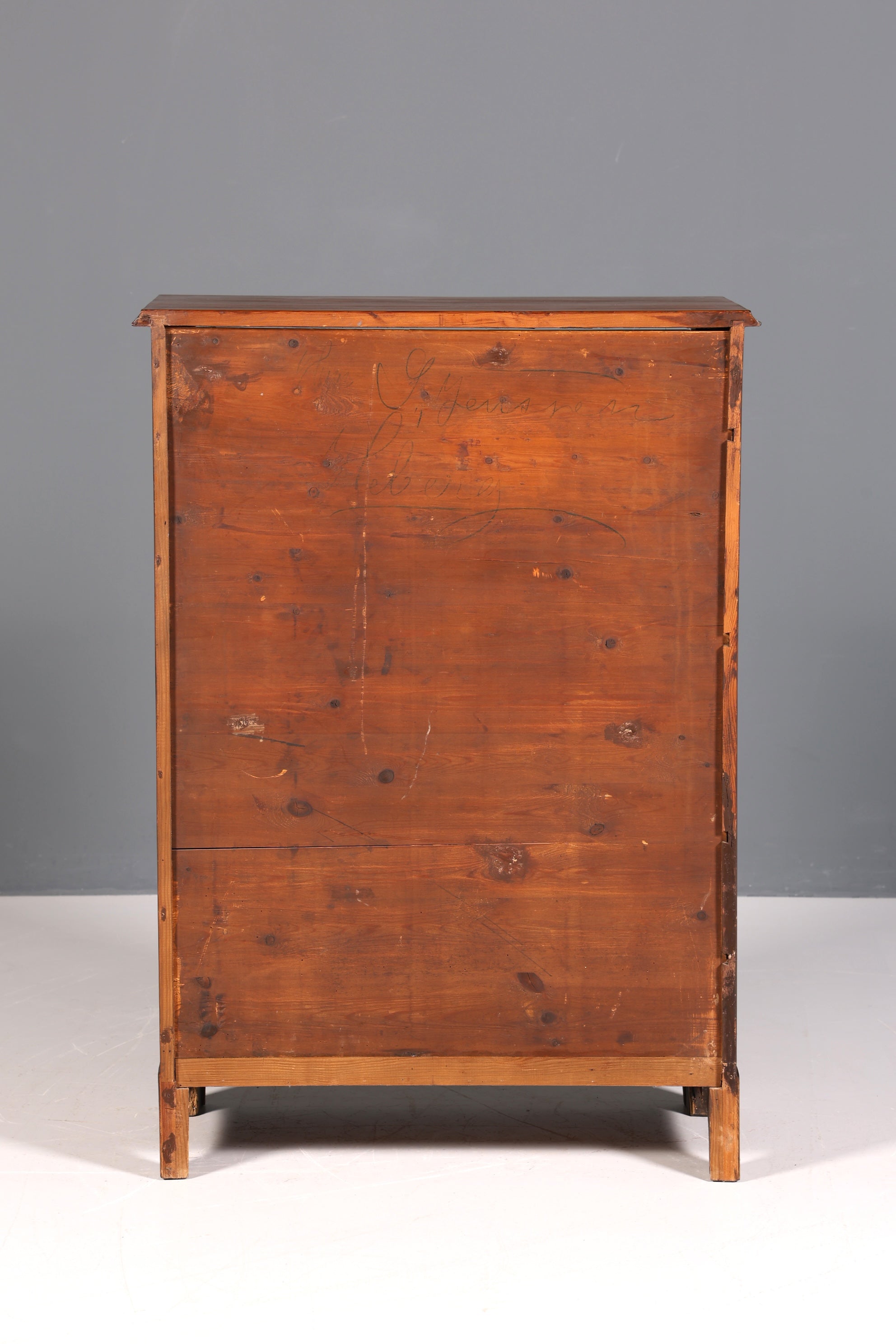 F841 Finish Wunderschöner Gründerzeit Sekretär Kommode Jugendstil Schubladenkommode Antik Vertiko