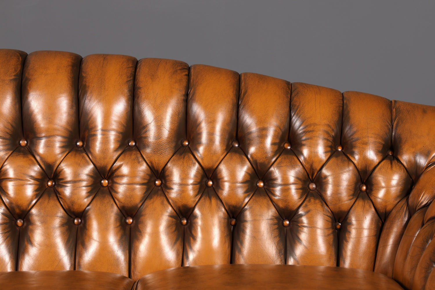 G151 Finish cm Wunderschönes Original Chesterfield Sofa 3- Sitzer echt Leder Oxblood Couch Englisch (Kopie)