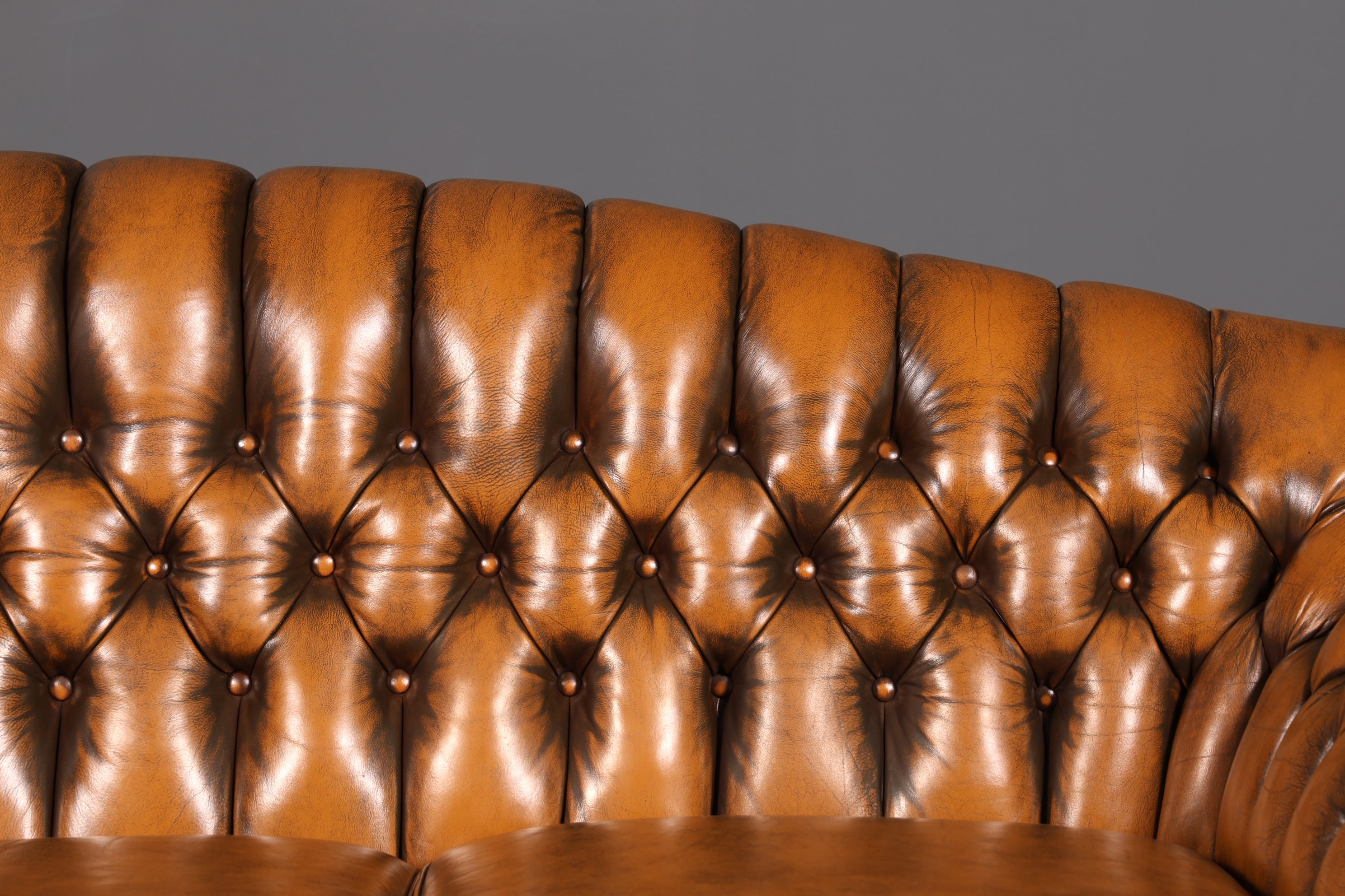 G151 Finish cm Wunderschönes Original Chesterfield Sofa 3- Sitzer echt Leder Oxblood Couch Englisch (Kopie)