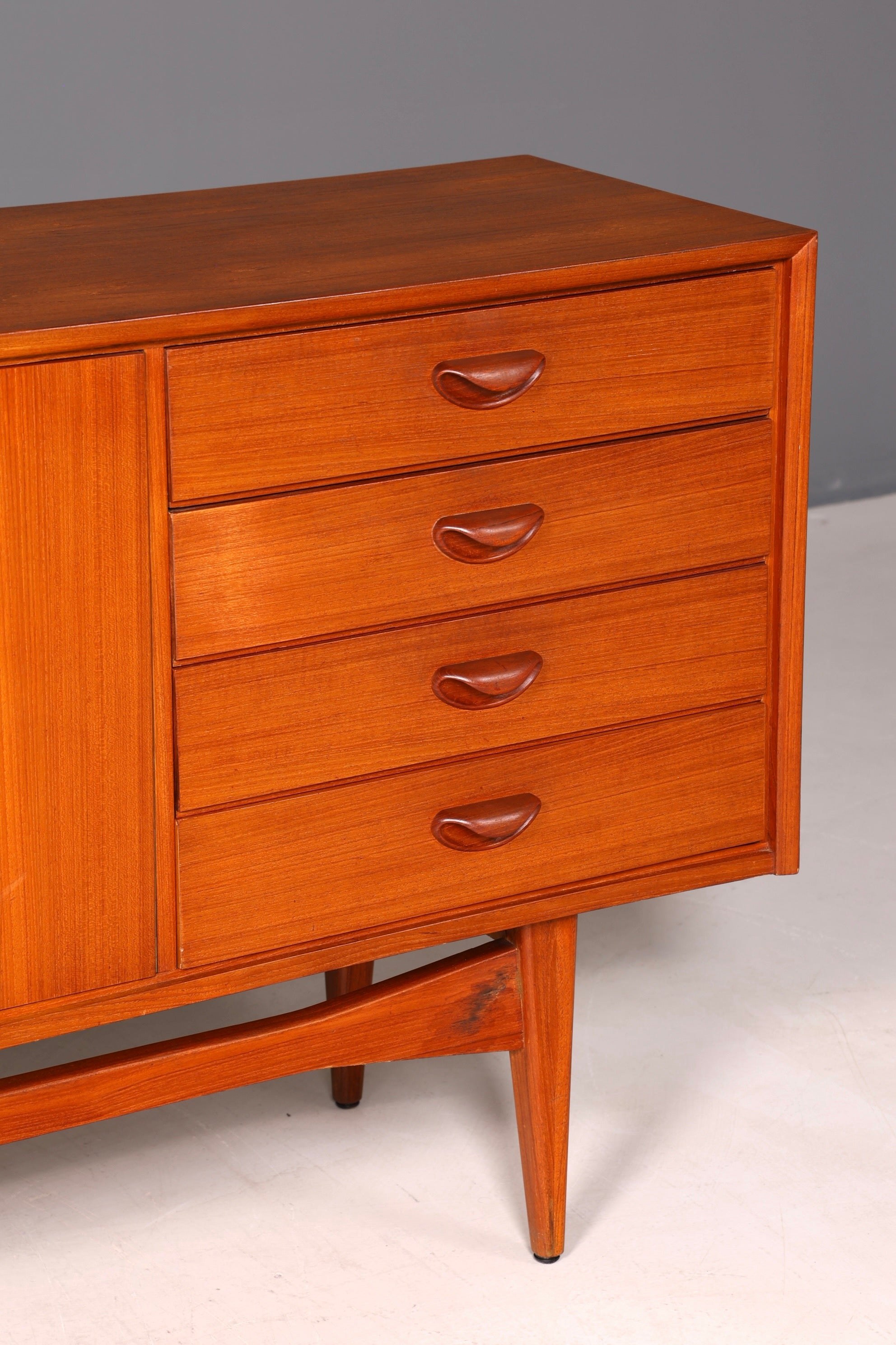 Beeindruckendes Original Heinrich Althoff Sideboard Teak Holz TV Kommode Vintage Schrank 60s