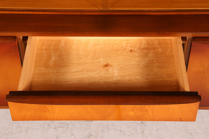 G140 Finish Traumhafter Mid Century Highboard Retro Vitrine 60er Jahre Schrank Kommode