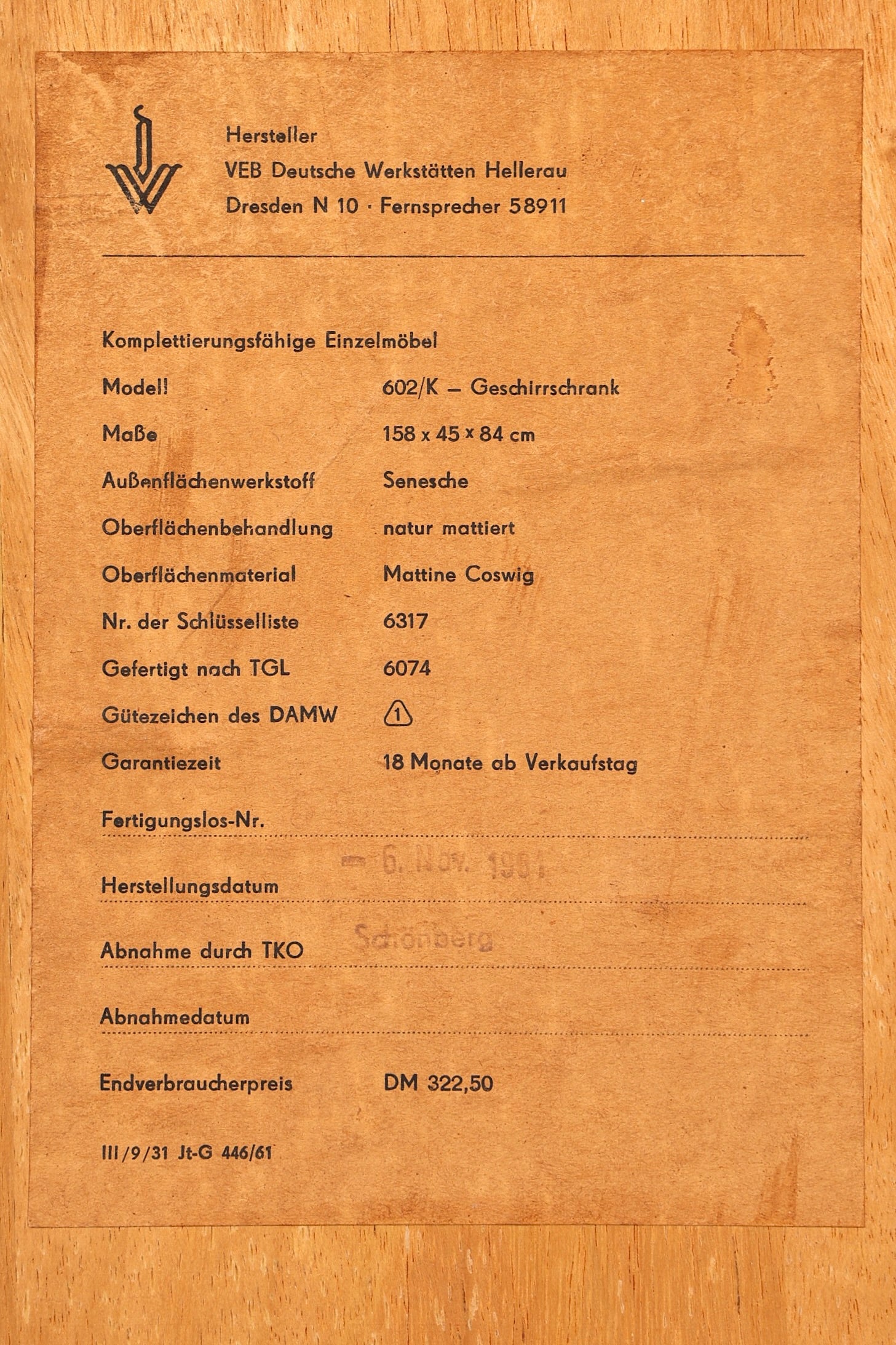 F892 Finish cm Wunderschönes Mid Century Sideboard Vintage TV Kommode 60s Schrank