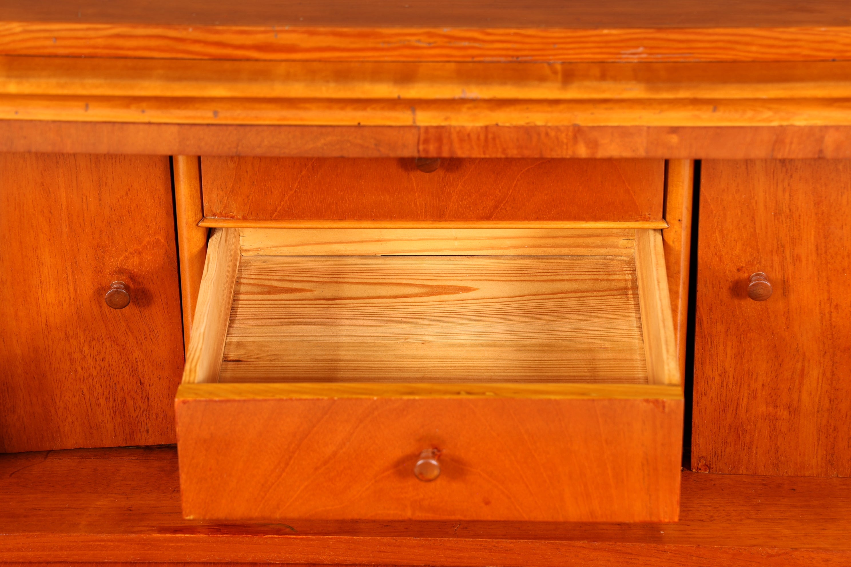 Traumhafter Biedermeier Sekretär Vertiko Antik Kommode Office Schreibkommode