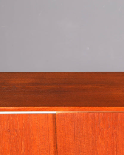 Dreamy mid-century sideboard, teak highboard cabinet, vintage Danish design chest of drawers