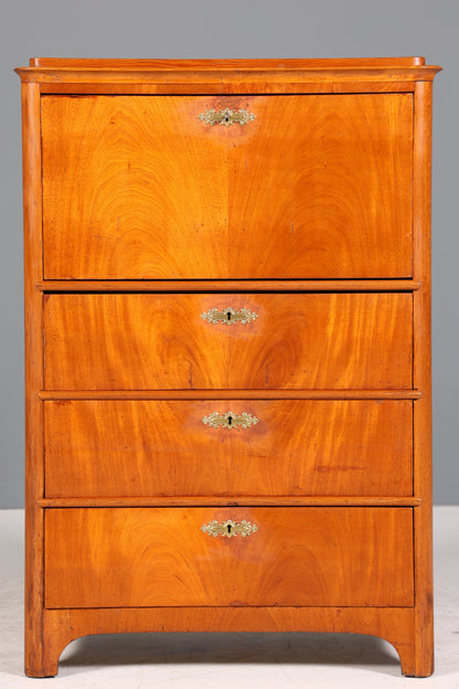 Traumhafter Biedermeier Sekretär Vertiko Antik Kommode Office Schreibkommode