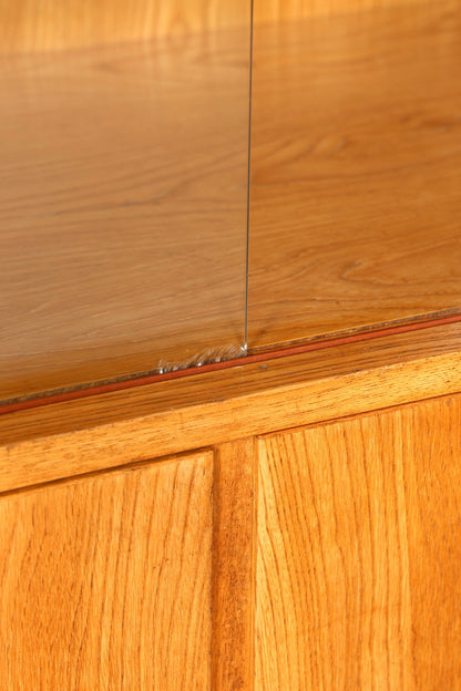 F891 Finish cm Traumhafter Mid Century Highboard Retro Vitrine 60er Jahre Schrank Kommode