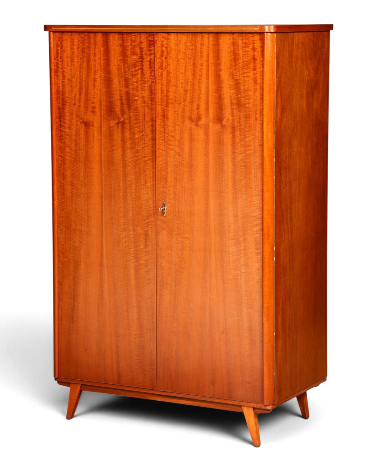 Stunning mid-century wardrobe, GDR design, VEB, vintage armoire, linen cabinet, retro 1960s