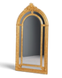 Beeindruckender XXL Prunk Barock Stil Standspiegel Antik Stil Gold Ornament Flurspiegel Spiegel Standspiegel