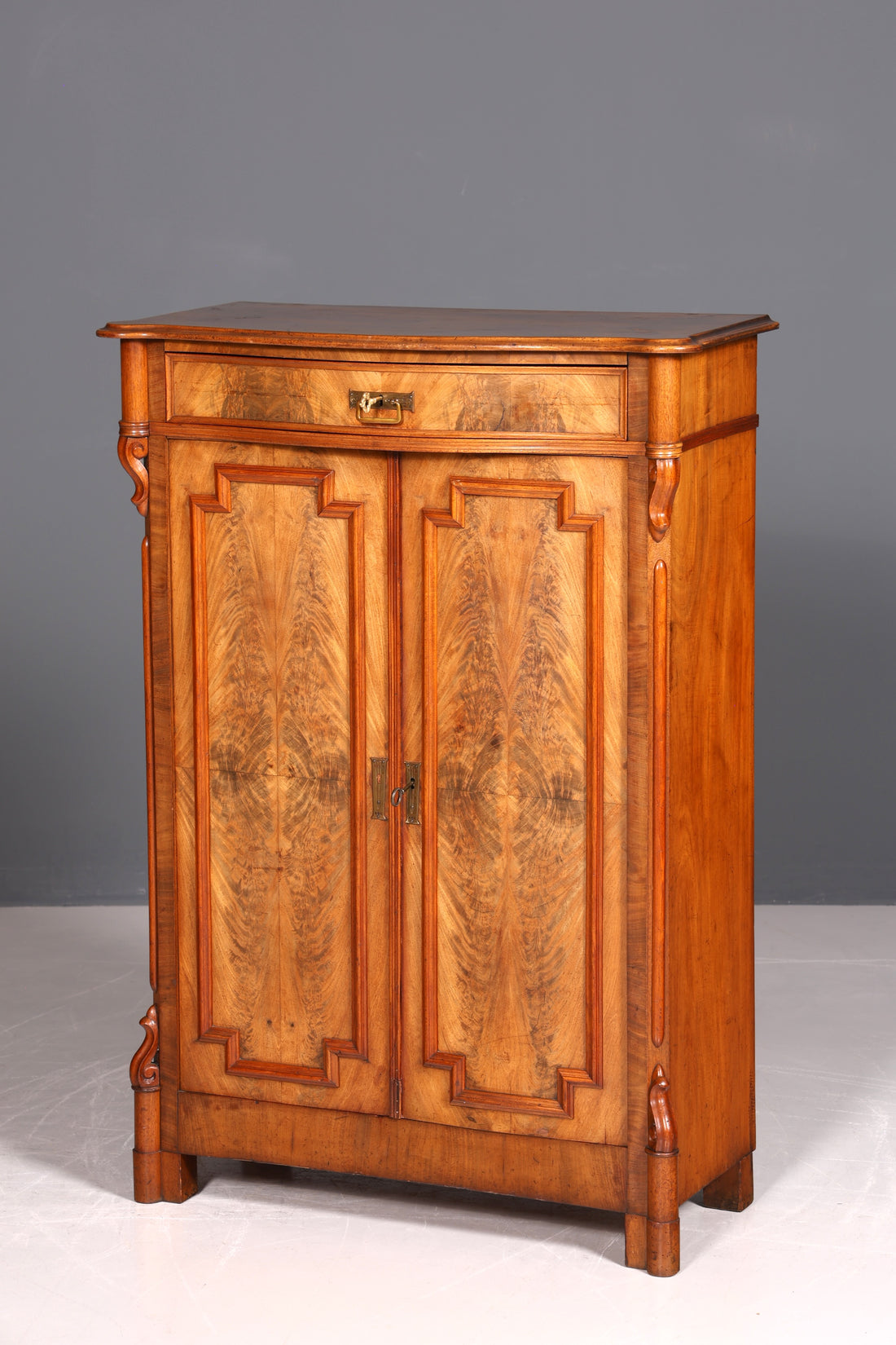 Traumhafter Louis Philippe Schrank um 1880 Gründerzeit Vertiko Highboard Schrank