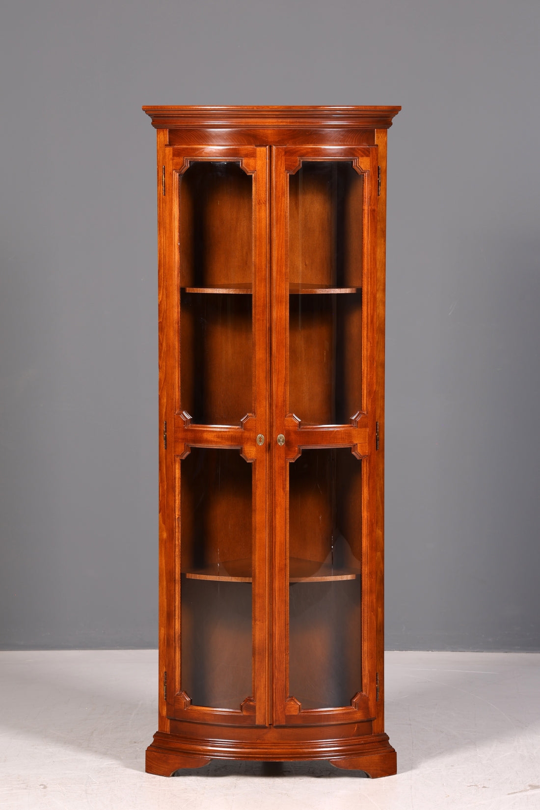 Beautiful original Selva corner display cabinet antique style display cabinet cupboard china cabinet glass display cabinet corner cabinet 1 of 2