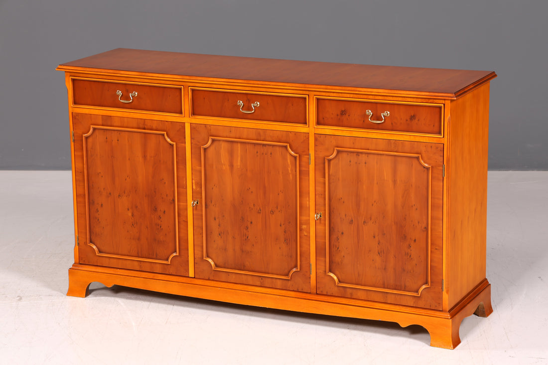 Beautiful English Sideboard Buffet Cabinet 60s Dresser Sideboard Cabinet Real Wood Highboard Vintage
