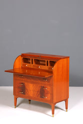 F224 Finish cm Wunderschöner Mid Century Rollladen Sekretär echt Holz Büro Schrank Vintage Schreibkommode