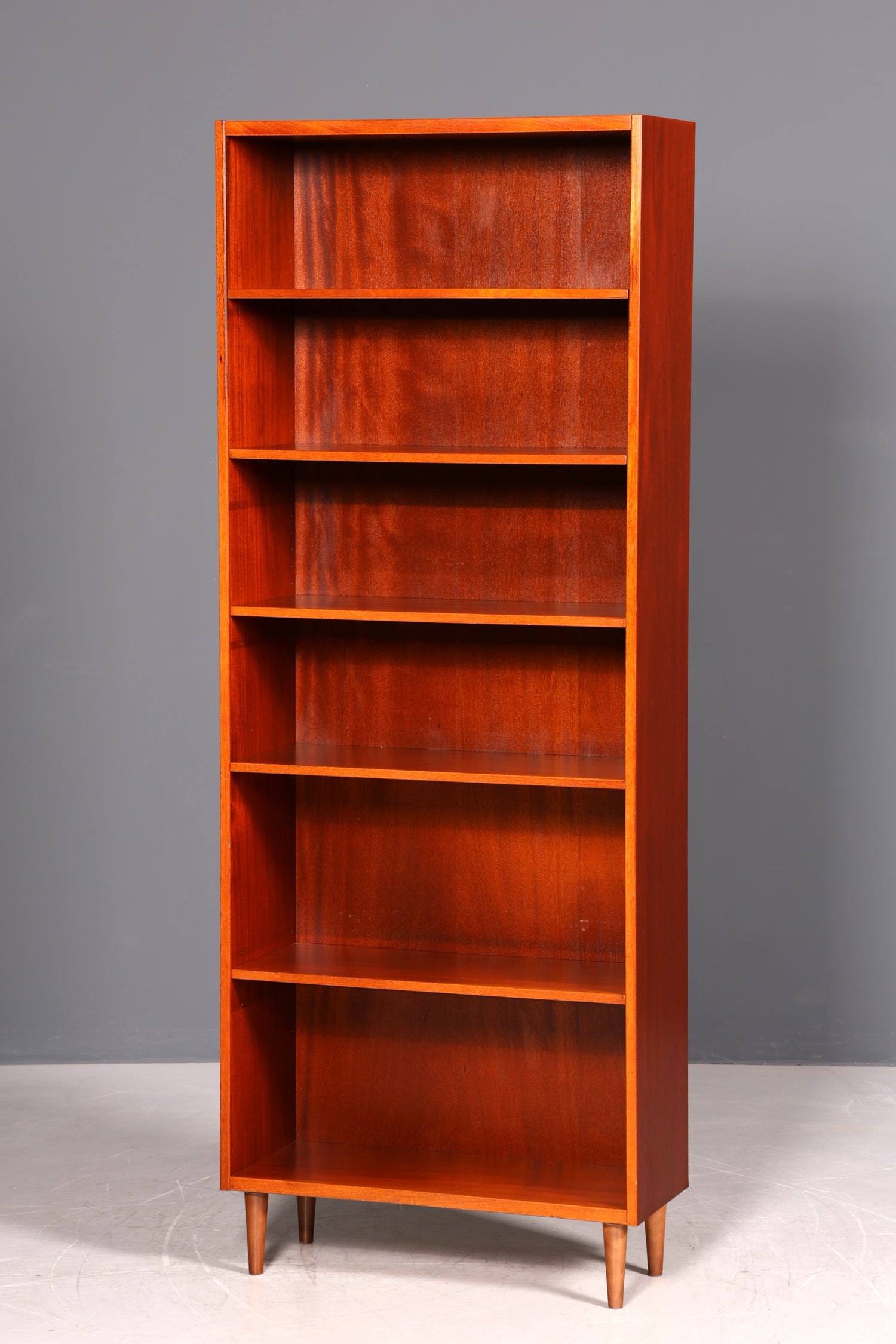 G429 Finish Schlichtes Mid Century Regal Vintage Bücherregal Schrank Buchablage 60s Bookshelf (Kopie 2)