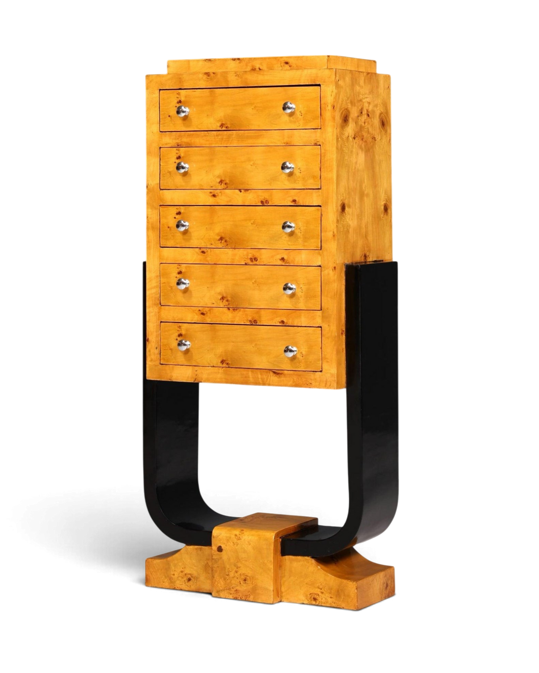 Traumhaftes Art Deco Design Highboard Biedermeier Stil Kommode