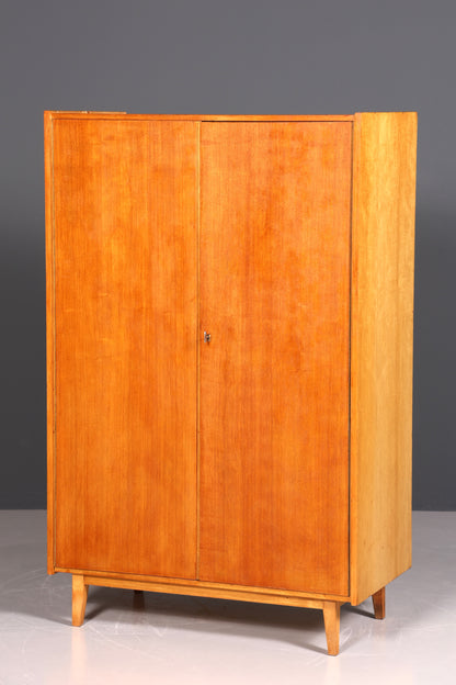 Traumhafter Mid Century Kleiderschrank Vintage Schrank Retro Wäscheschrank Dielenschrank