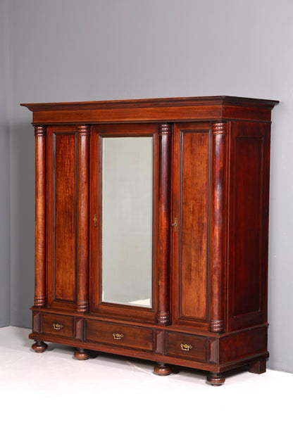Wunderschöner Gründerzeit Schrank Biedermeier Kleiderschrank Antik Jugendstil Wäscheschrank