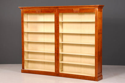 Wunderschönes Englisches XXL Bücherregal Eibe Antik Regal Bookshelf Buchablage 60s