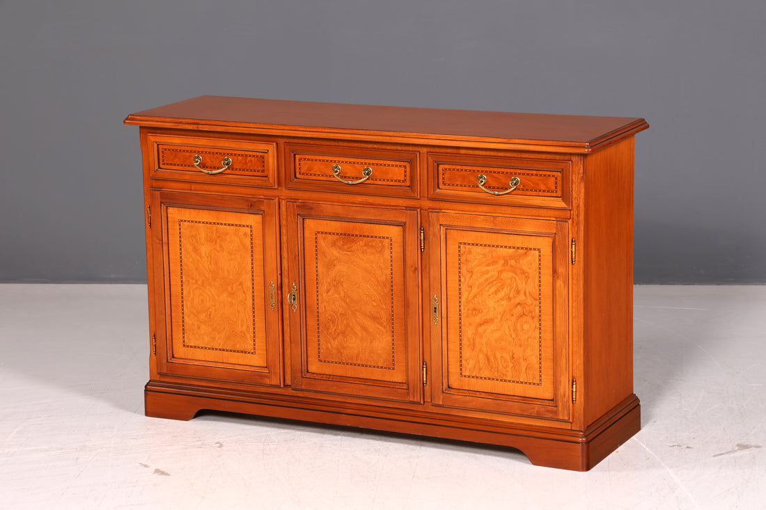 Noble Original Selva Sideboard Epoca Cherrywood Sideboard Chest Buffet Cabinet Inlay Italian Furniture