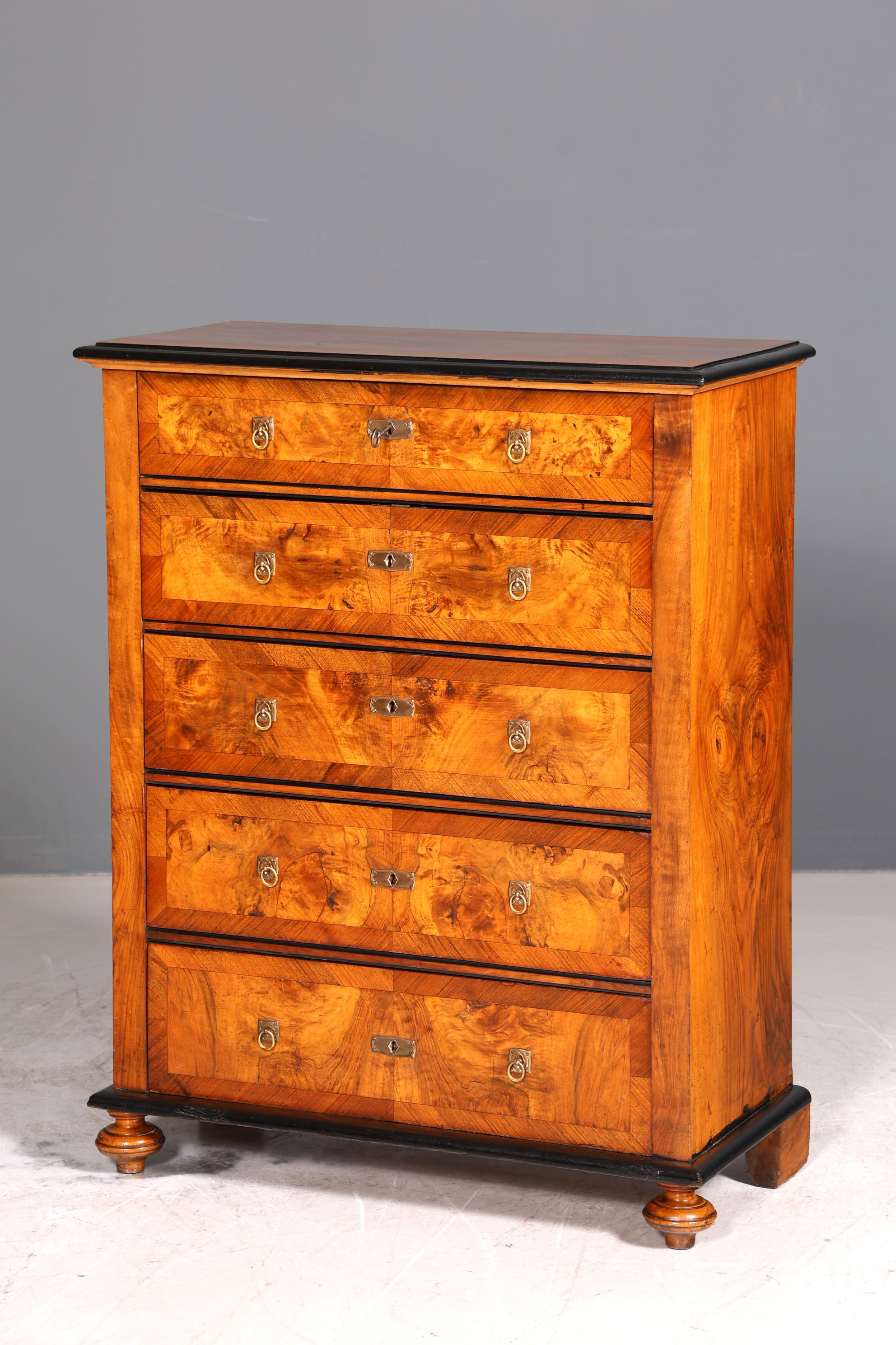 Wunderschöne Louis Philippe Kommode Gründerzeit Schubladenkommode um 1880